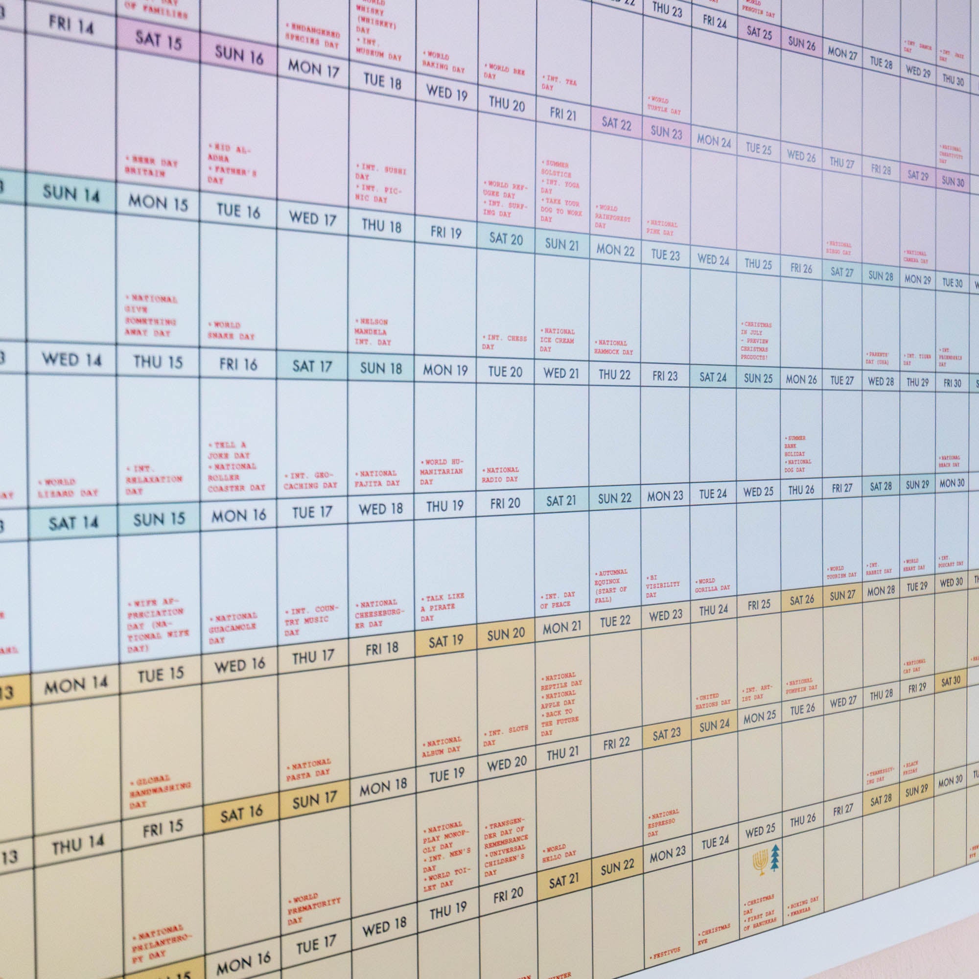 2024 Small Business Wall Planner