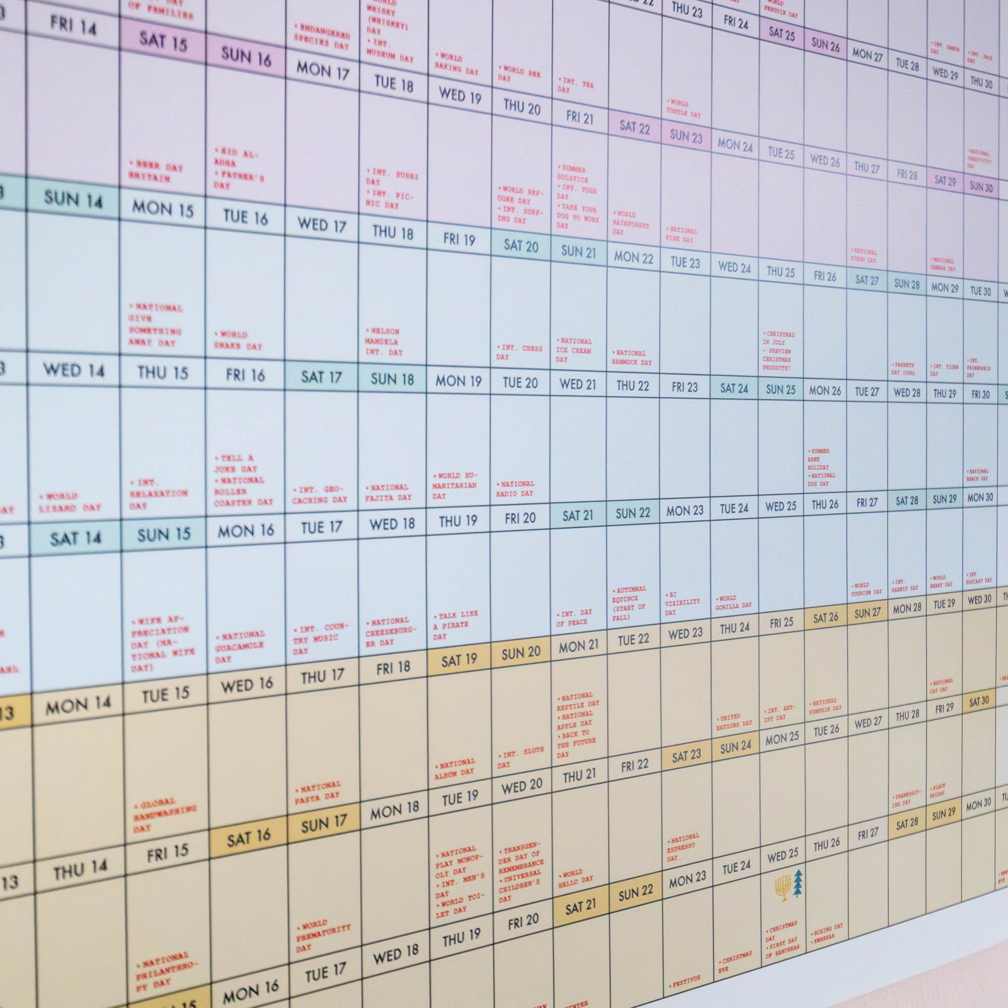 2024 Small Business Wall Planner