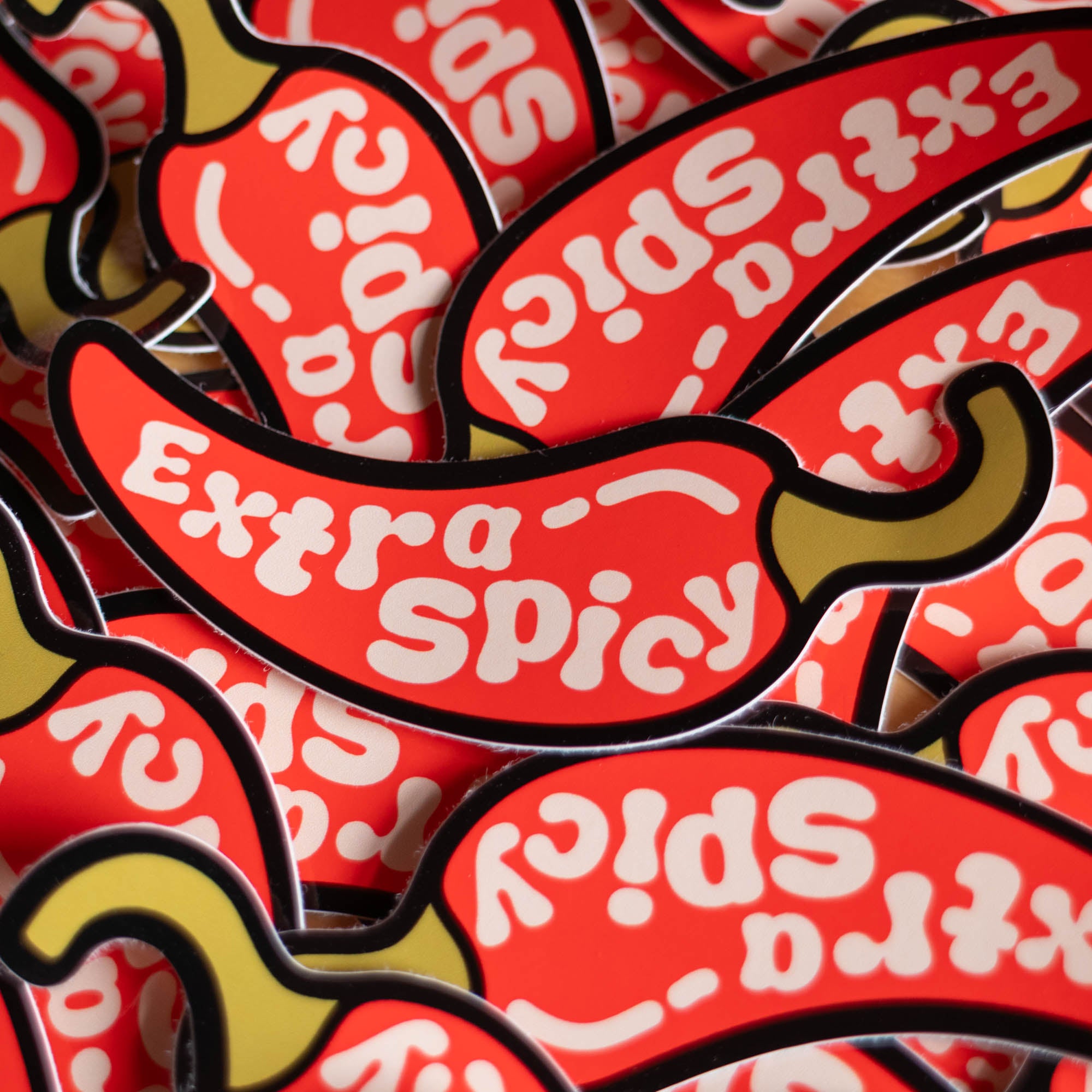 Extra Spicy Book Lover Vinyl Sticker