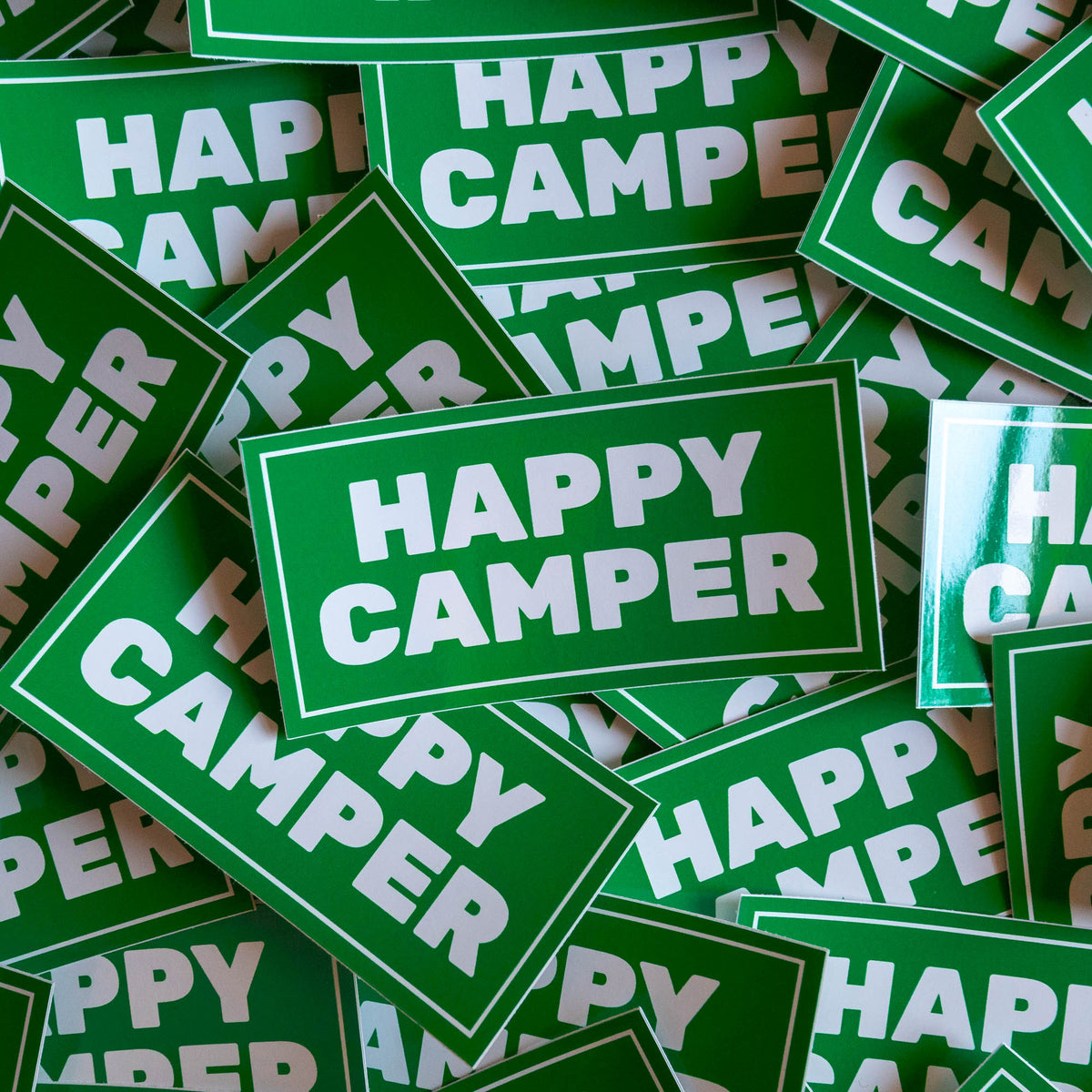 Happy Camper Vinyl Sticker