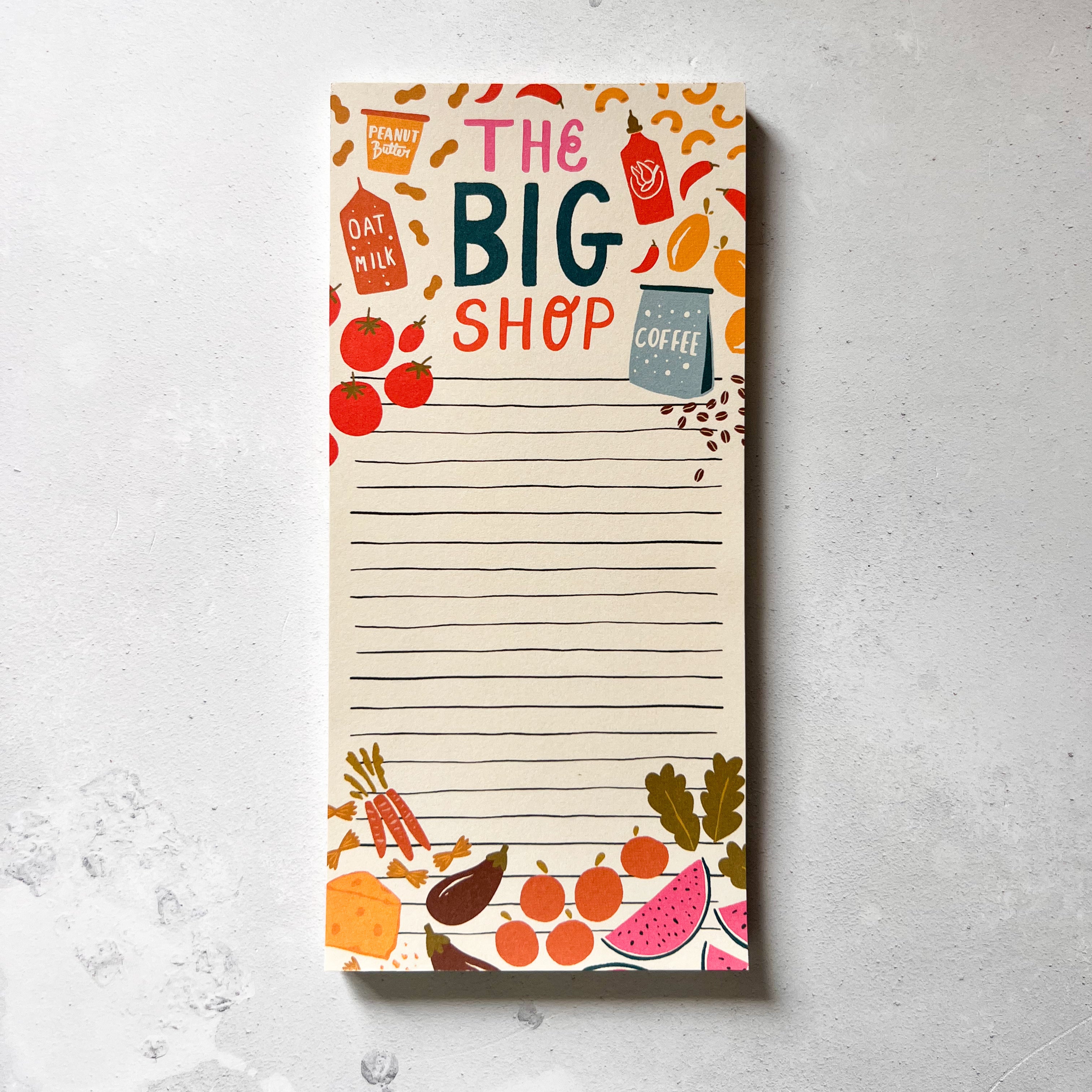 MISPRINT The Big Shop List Pad