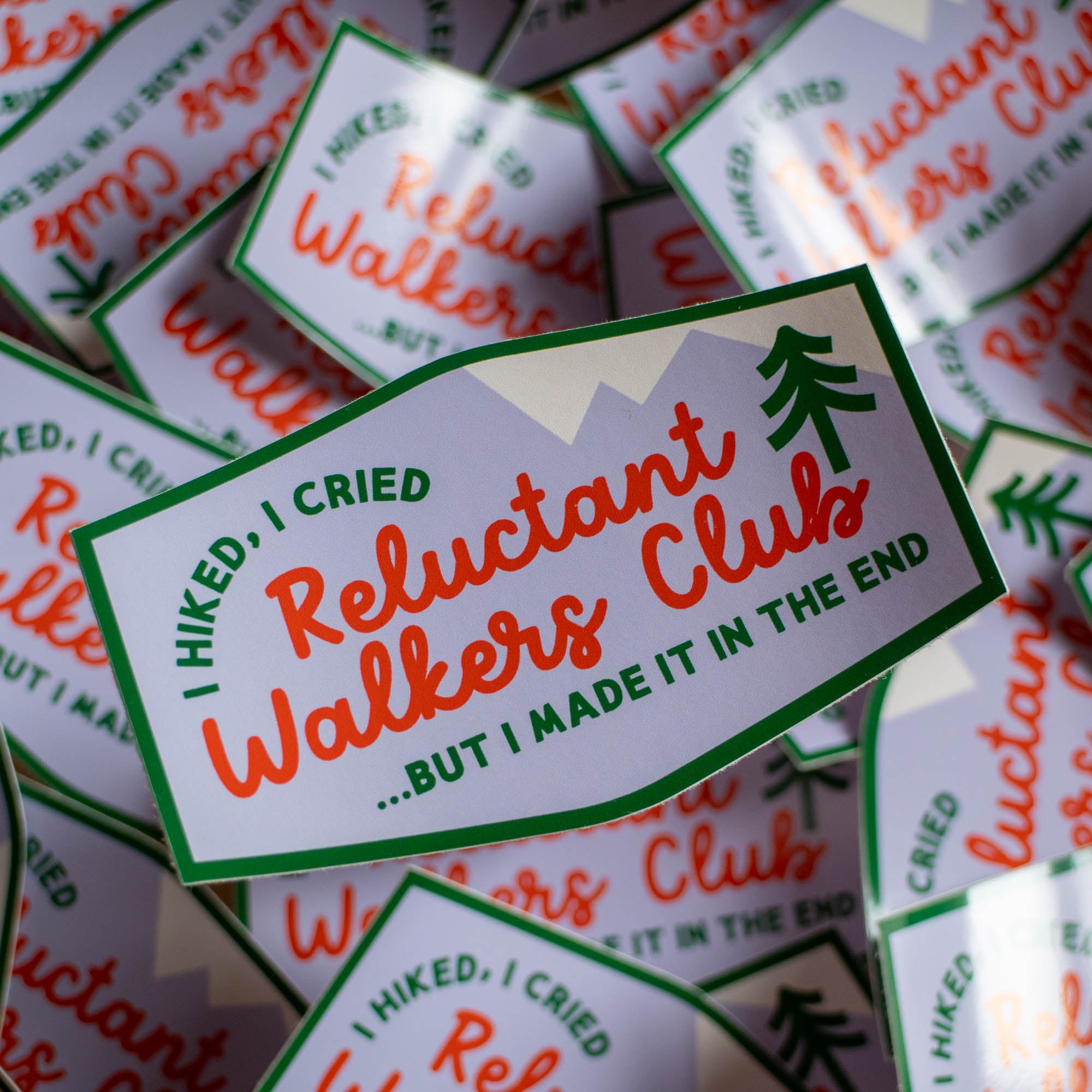 Reluctant Walkers Club Vinyl Sticker