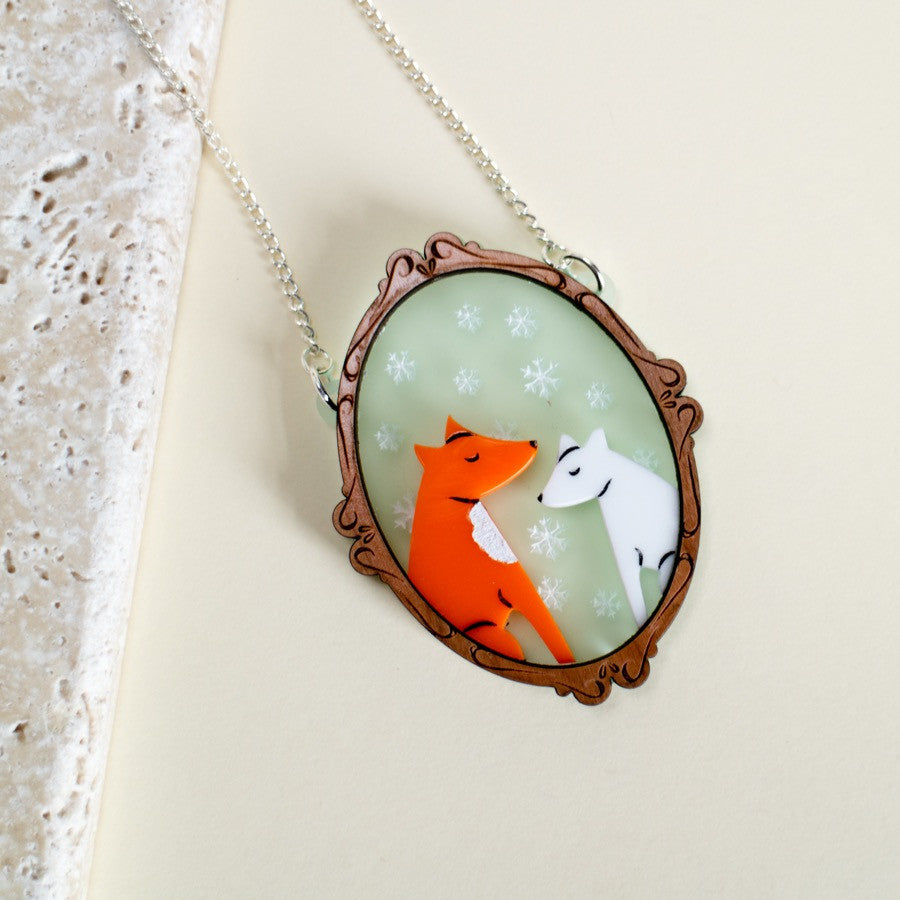 Fox Tales Family Portrait Necklace - Finest Imaginary