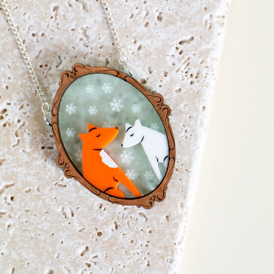 Fox Tales Family Portrait Necklace - Finest Imaginary