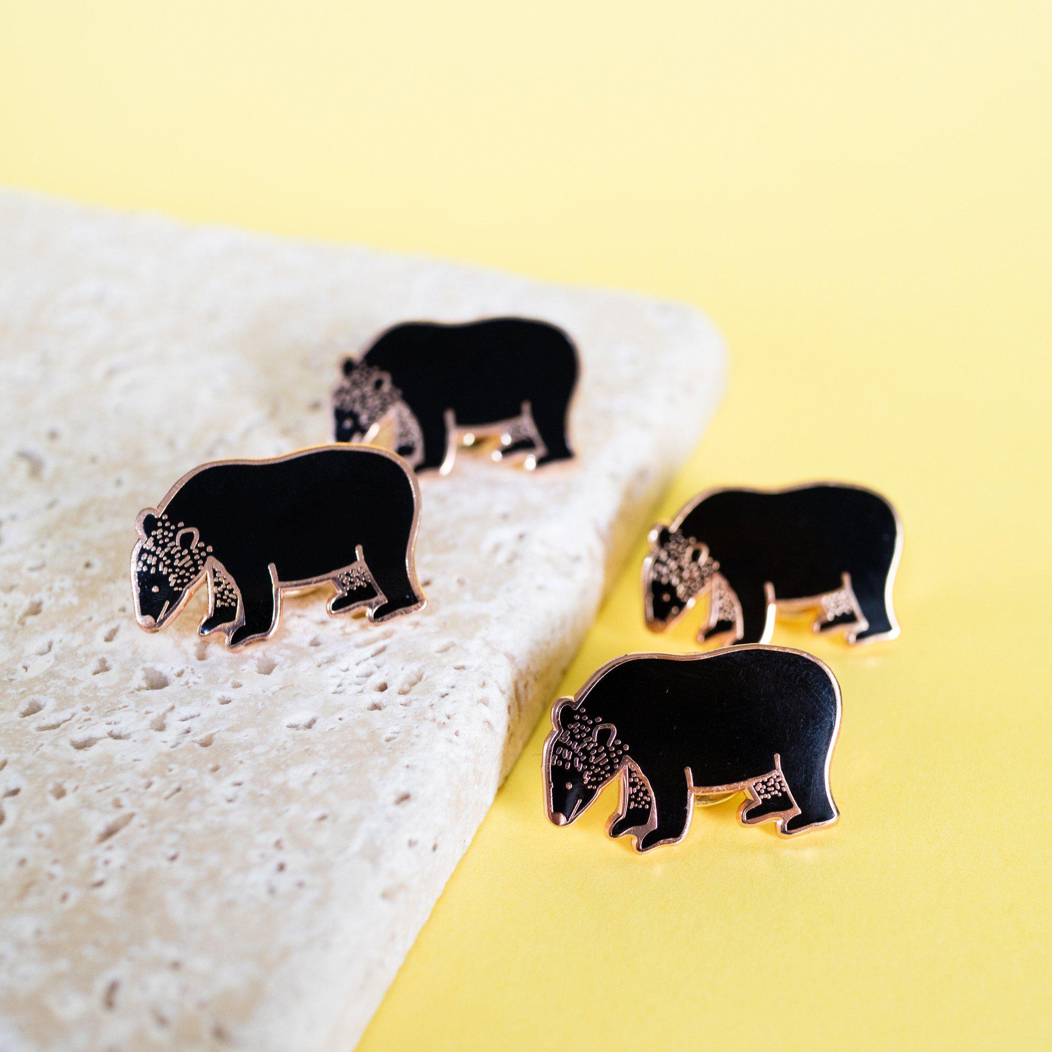 Bear Enamel Pin - Finest Imaginary