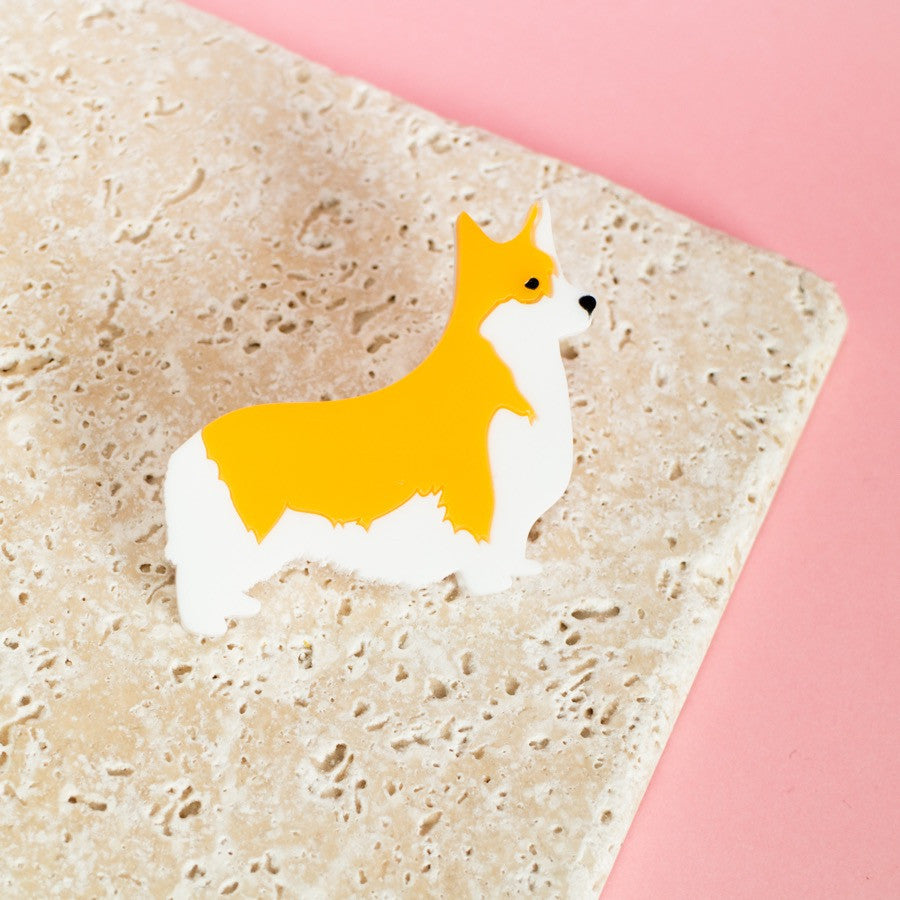 Corgi Brooch - Finest Imaginary