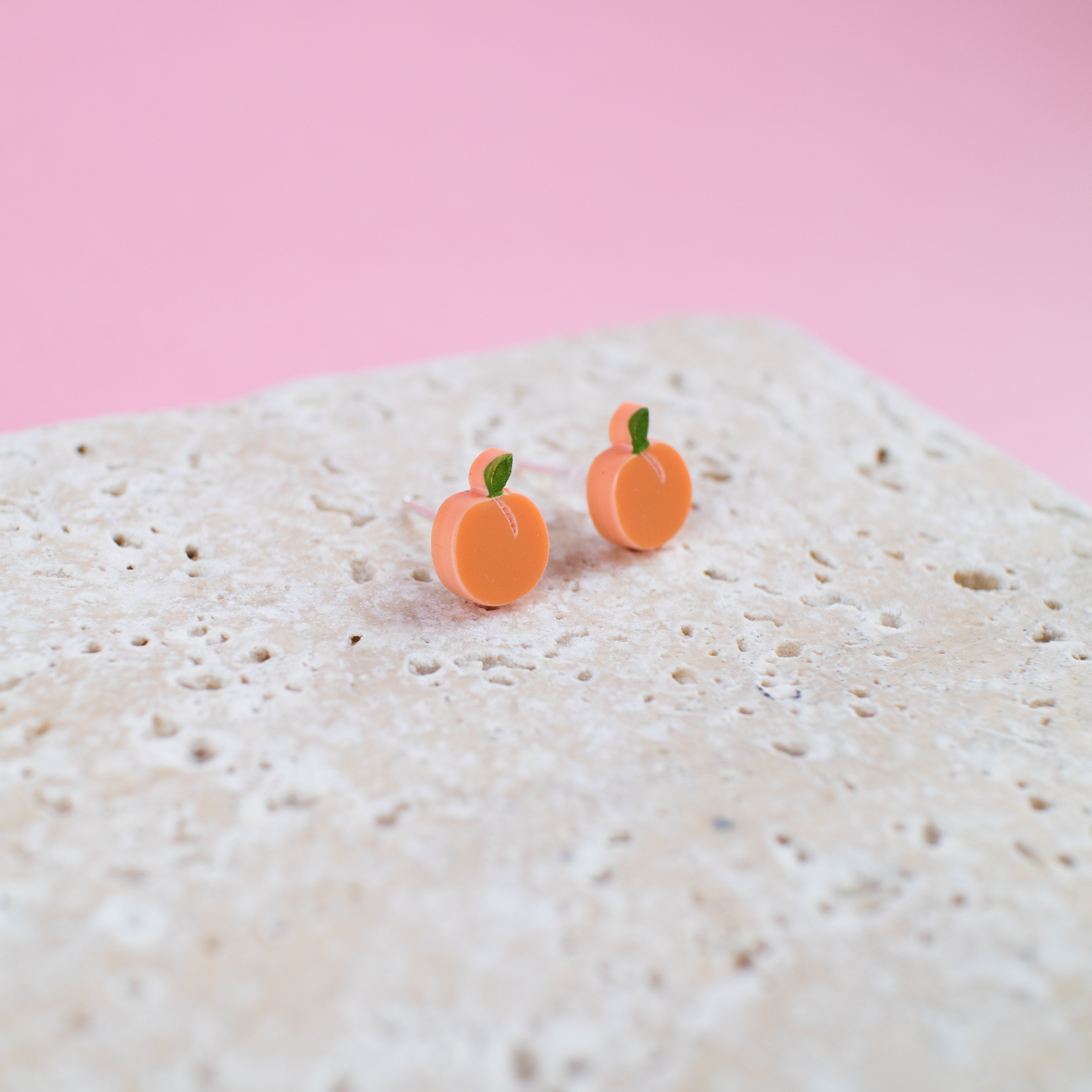 Peach Earrings - Finest Imaginary