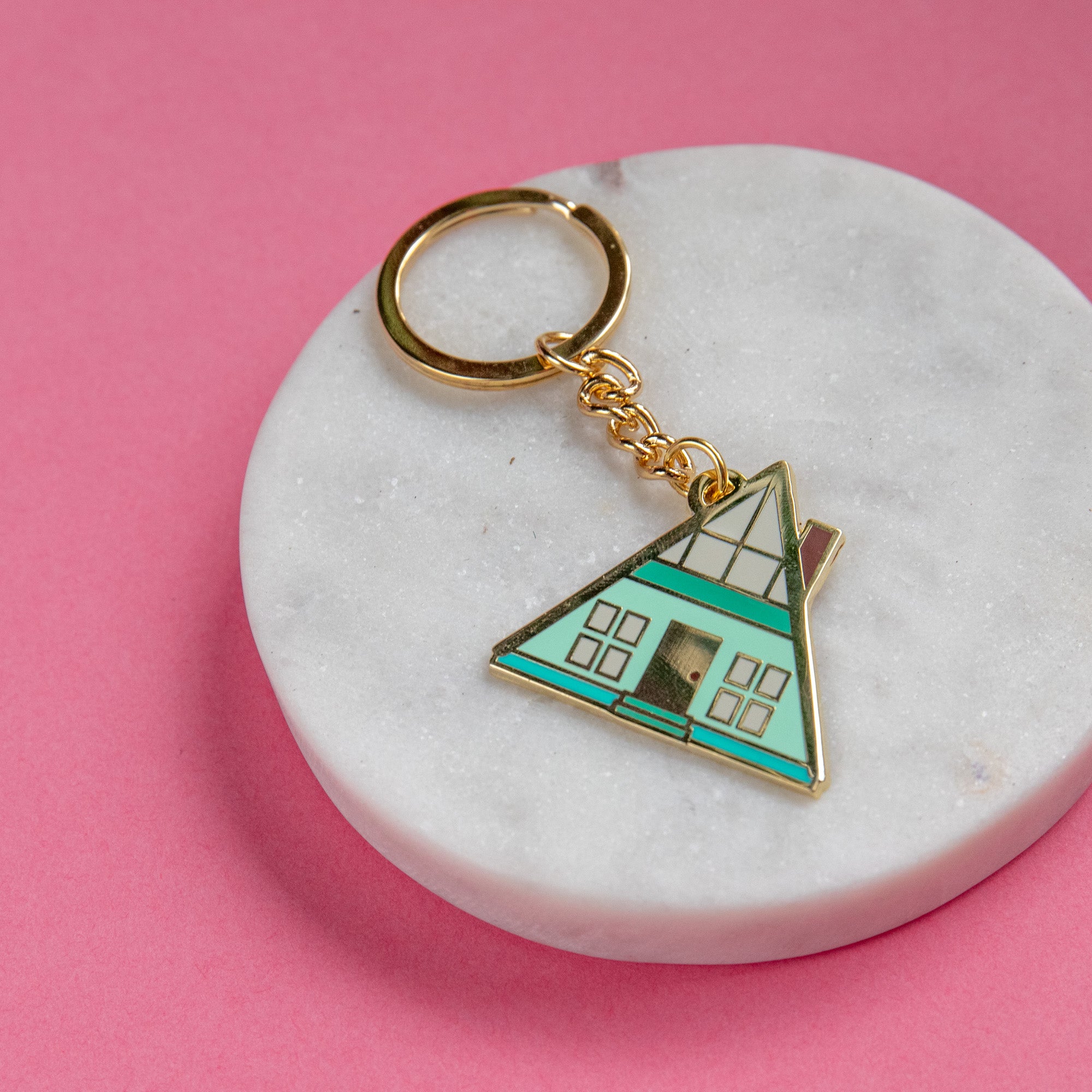 A-frame Cabin Keyring - Finest Imaginary