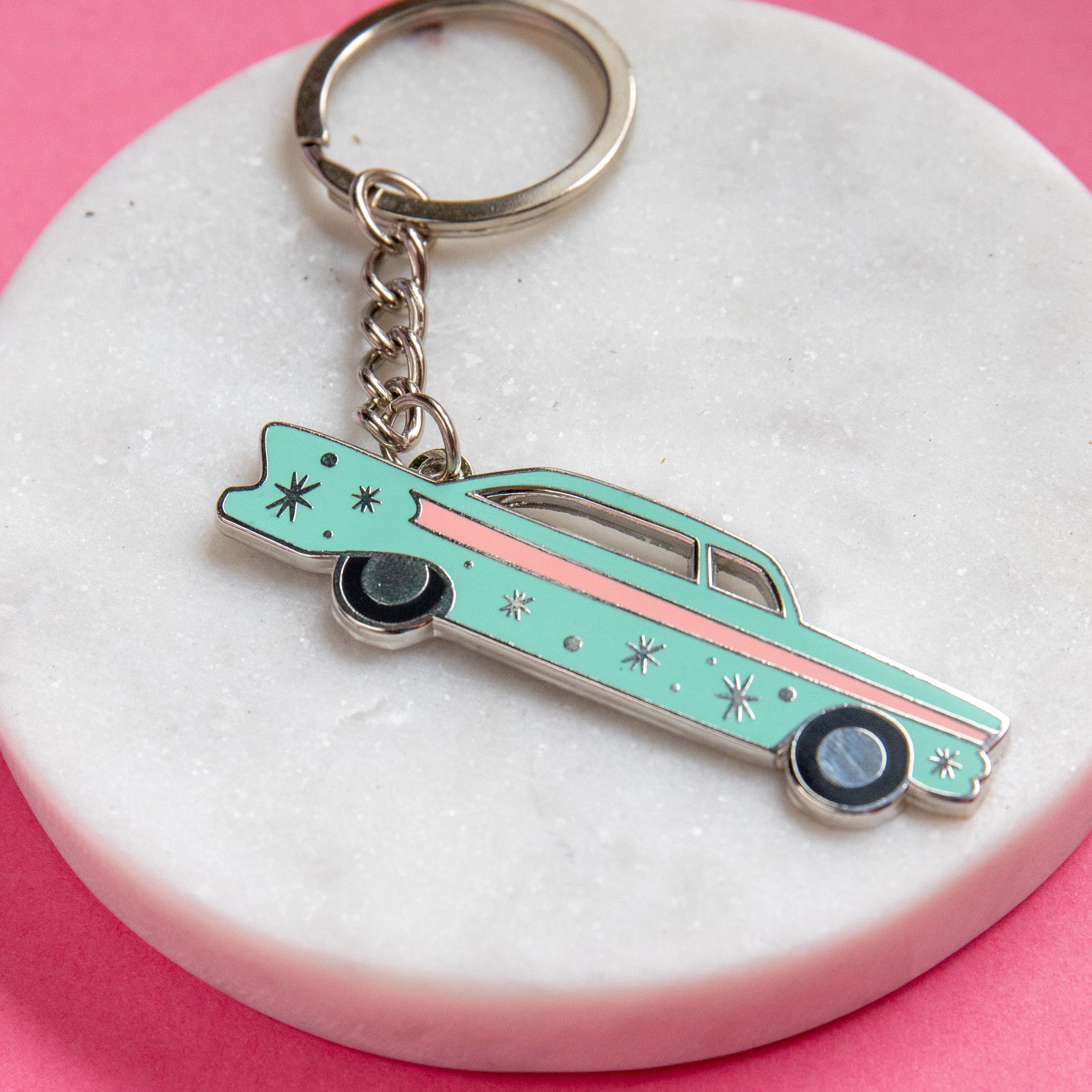 Mid-Century Car Keyring - Finest Imaginary