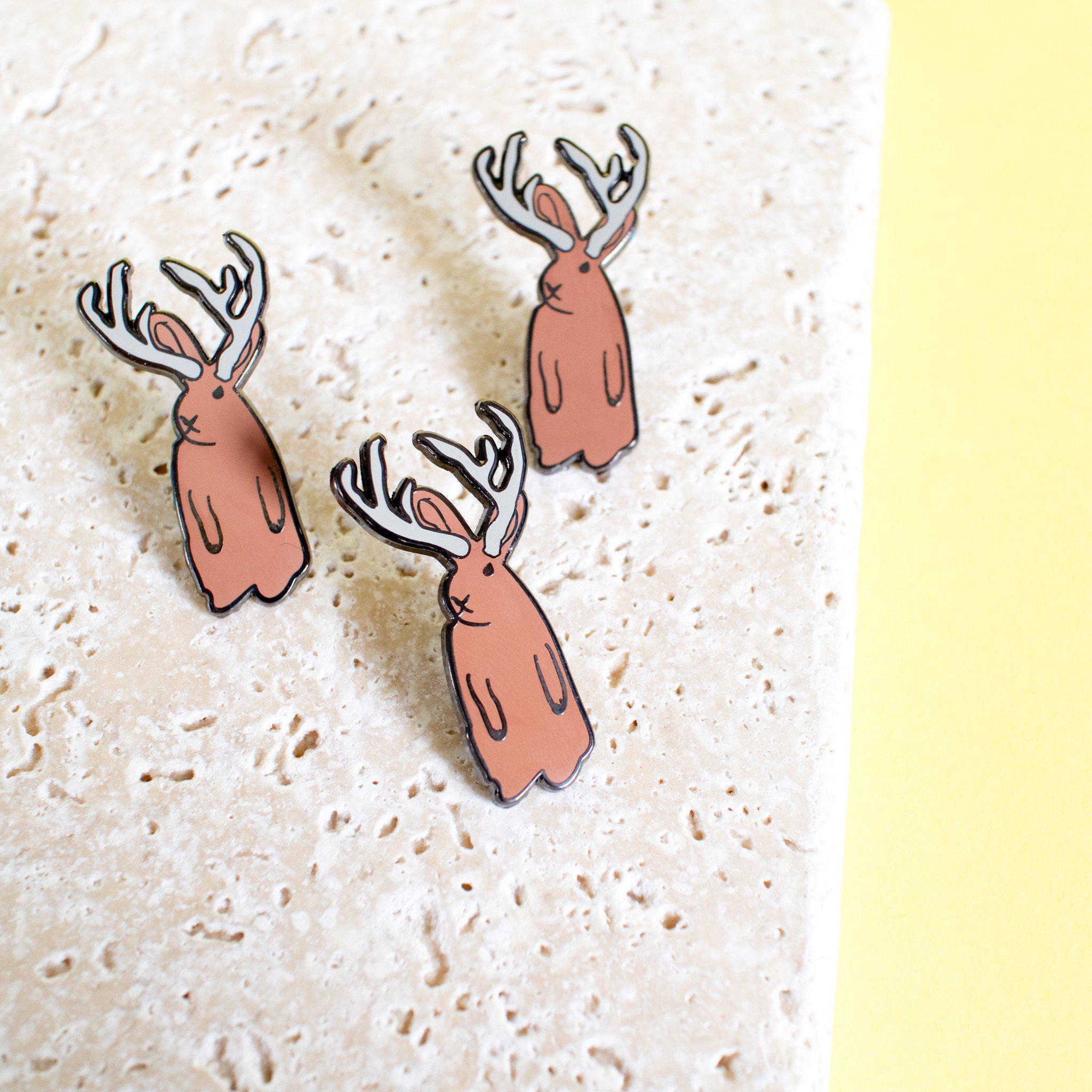 Jackalope Enamel Pin - Finest Imaginary