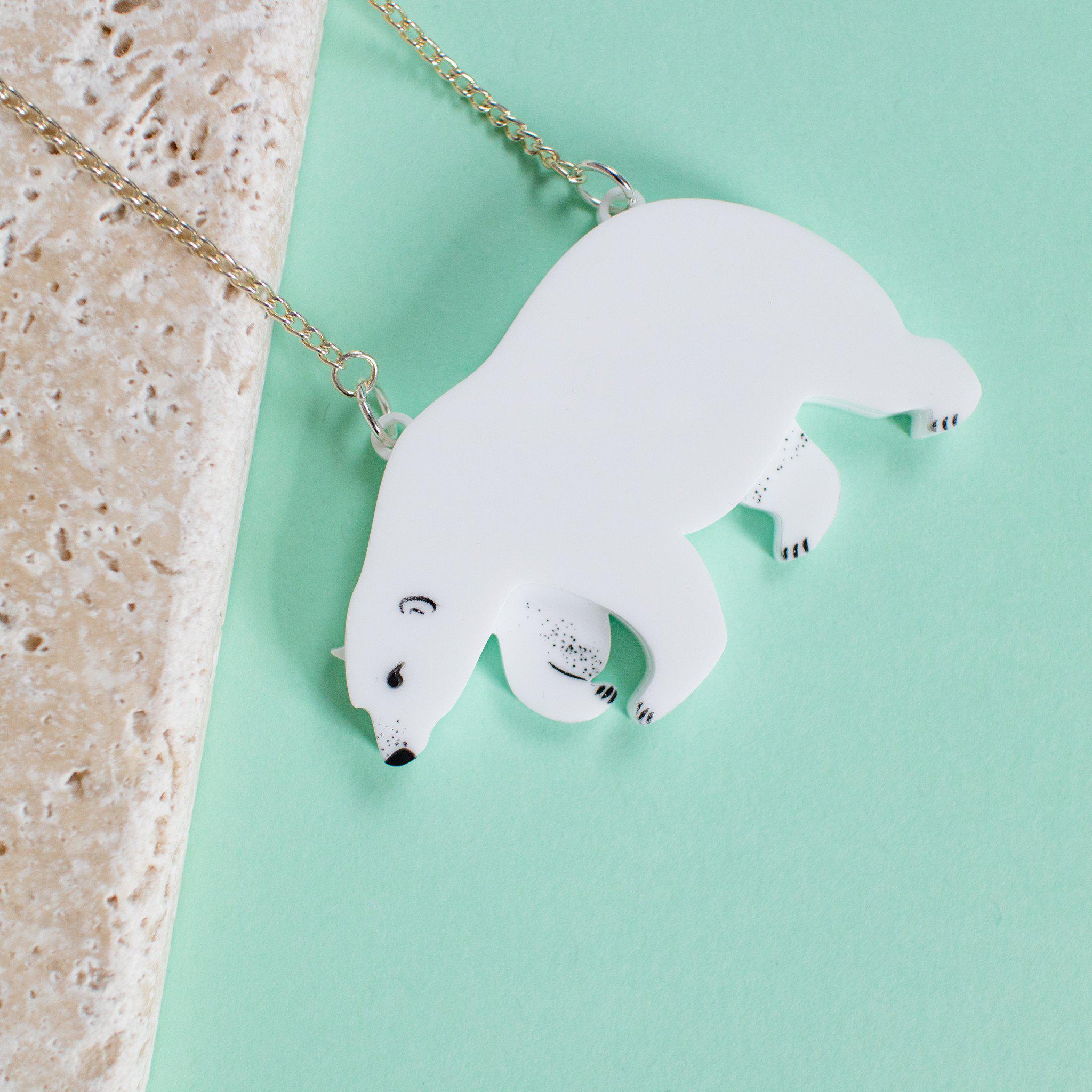 Polar Bear Necklace - Finest Imaginary