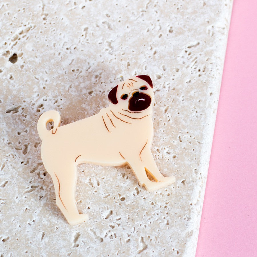 Pug Brooch - Finest Imaginary