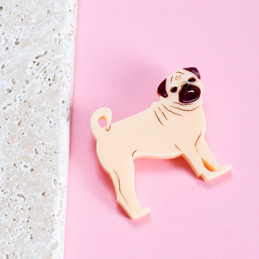 Pug Brooch - Finest Imaginary