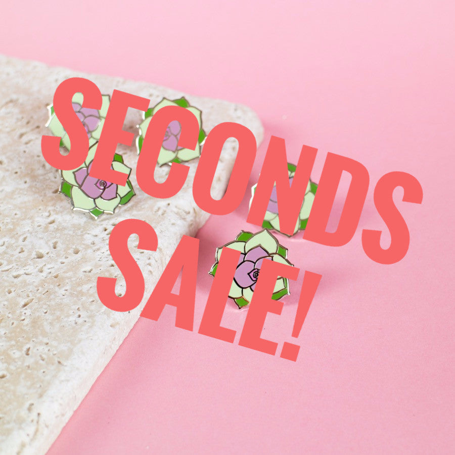 Succulent Enamel Pin SECONDS SALE - Finest Imaginary