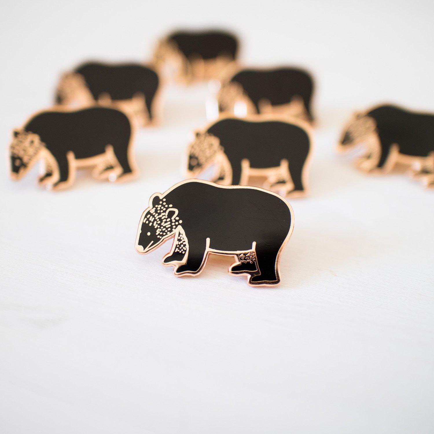 Bear Enamel Pin - Finest Imaginary