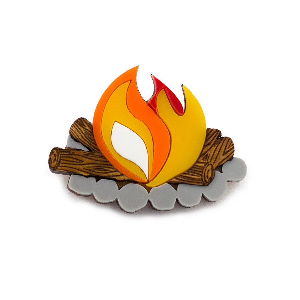 Camp Fire Brooch - Finest Imaginary