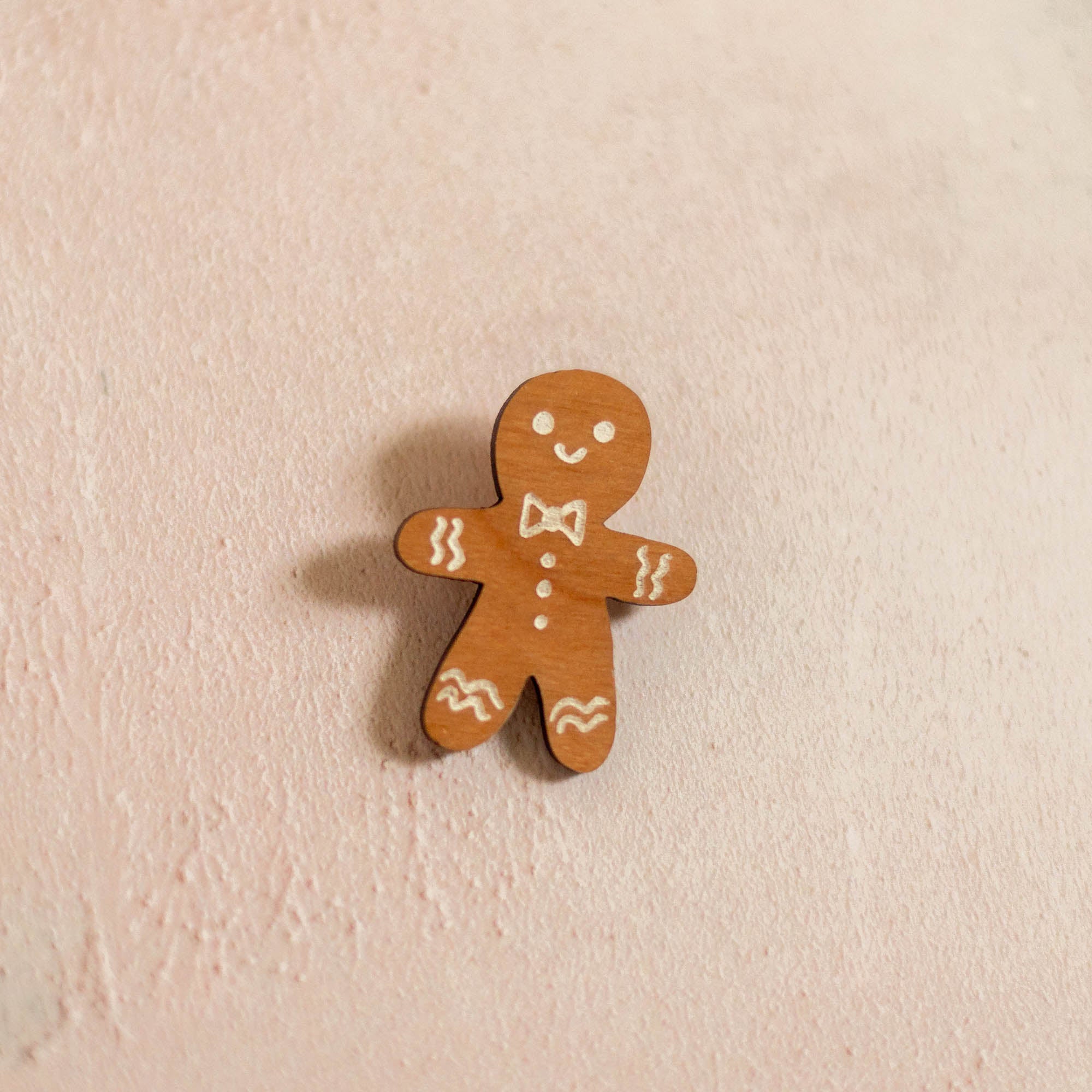 Gingerbread Man Brooch