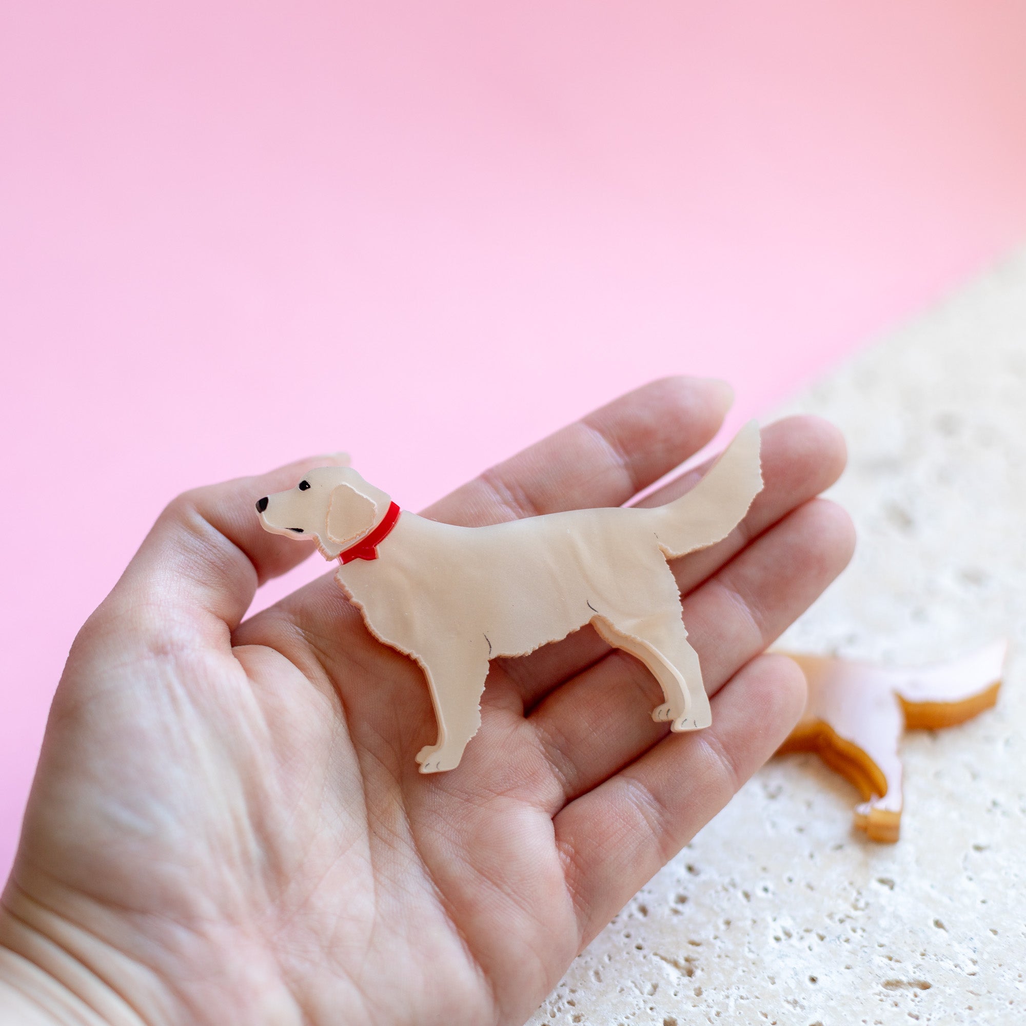 Golden Retriever Brooch - Finest Imaginary