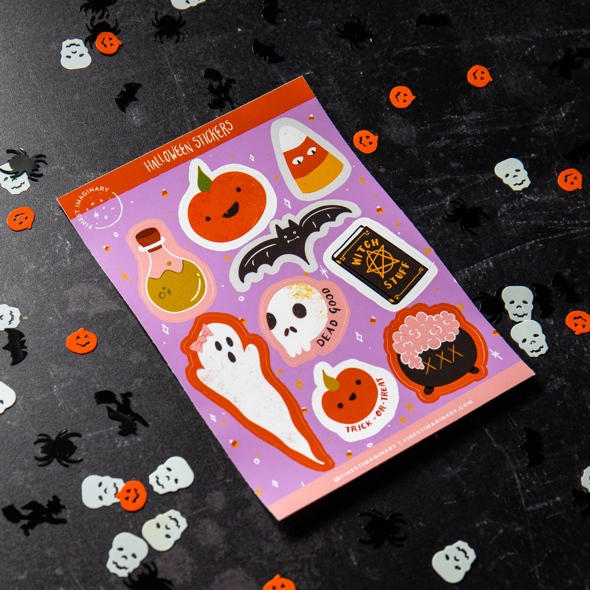 Halloween Sticker Sheet - Finest Imaginary