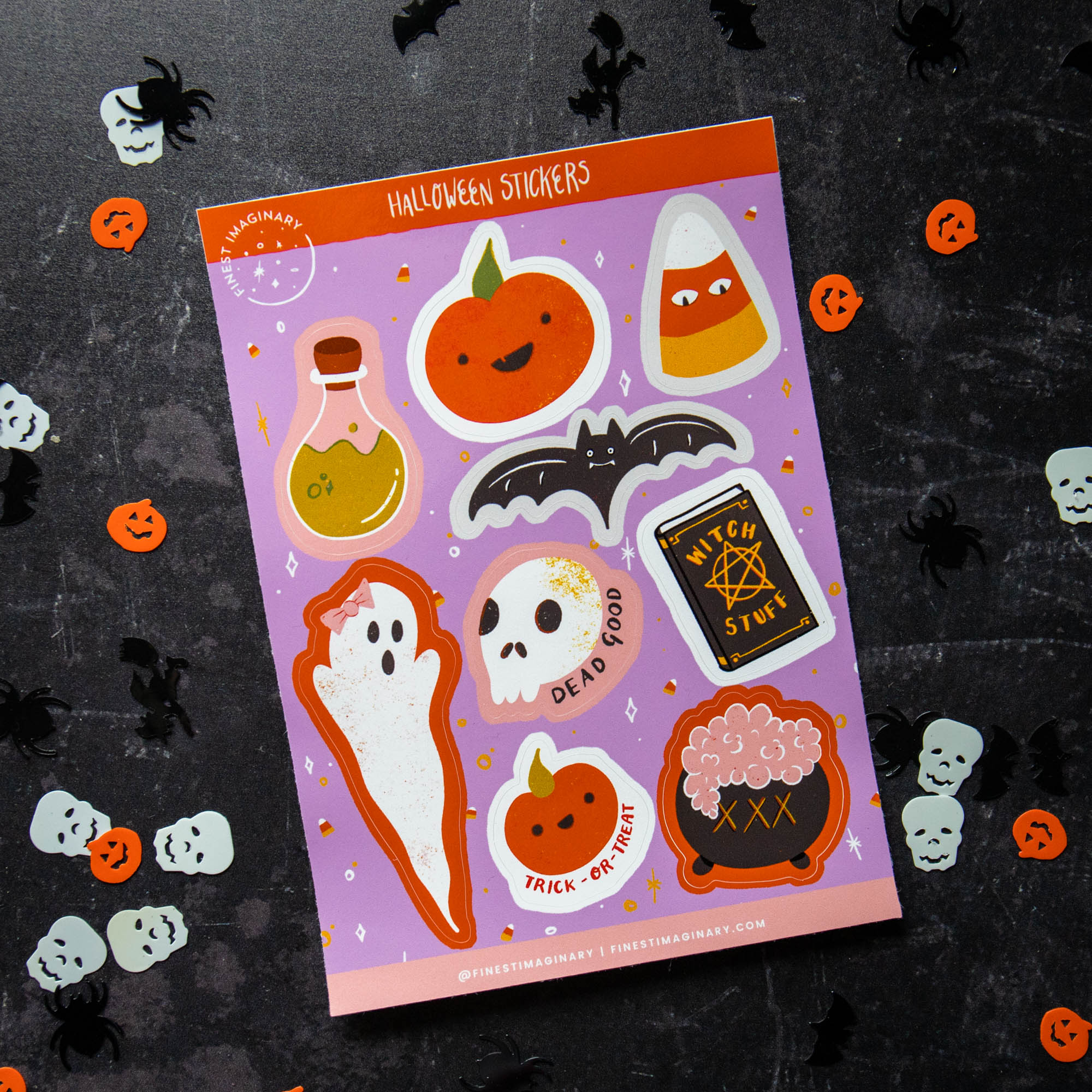 Halloween Sticker Sheet - Finest Imaginary