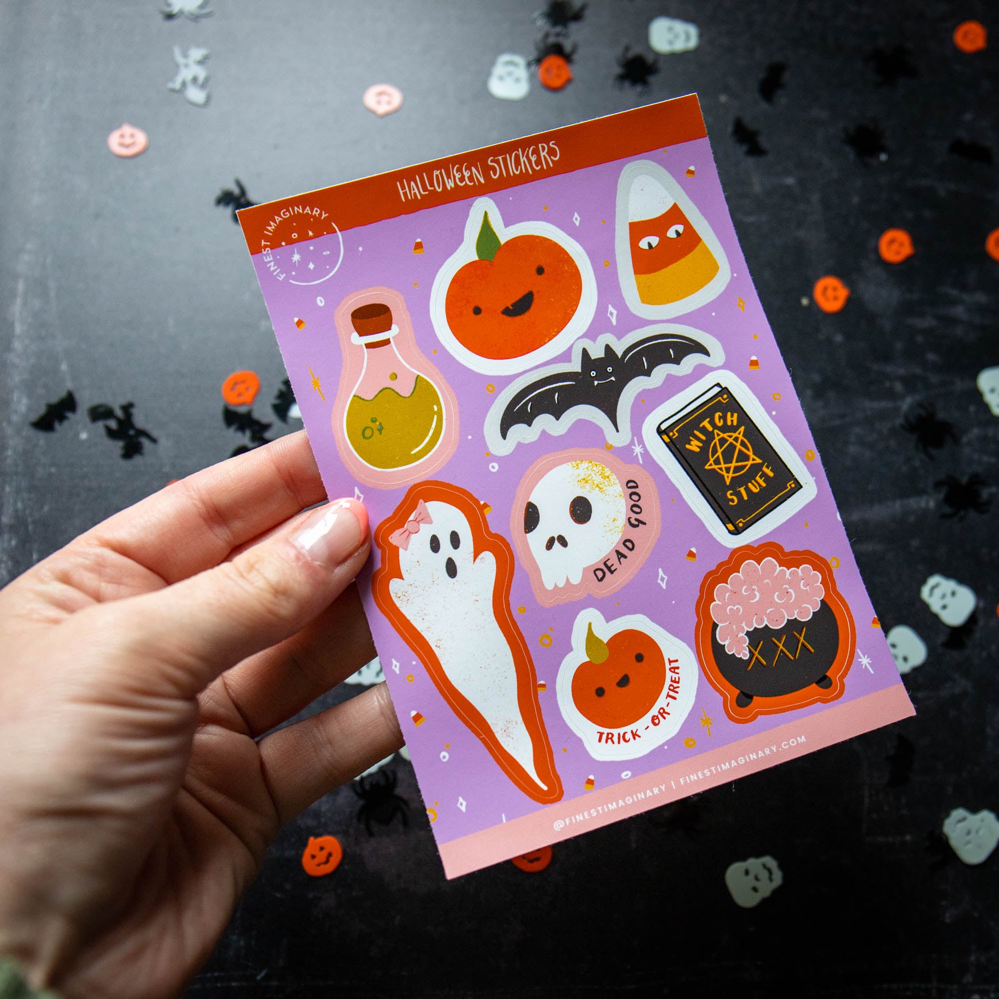 Halloween Sticker Sheet - Finest Imaginary