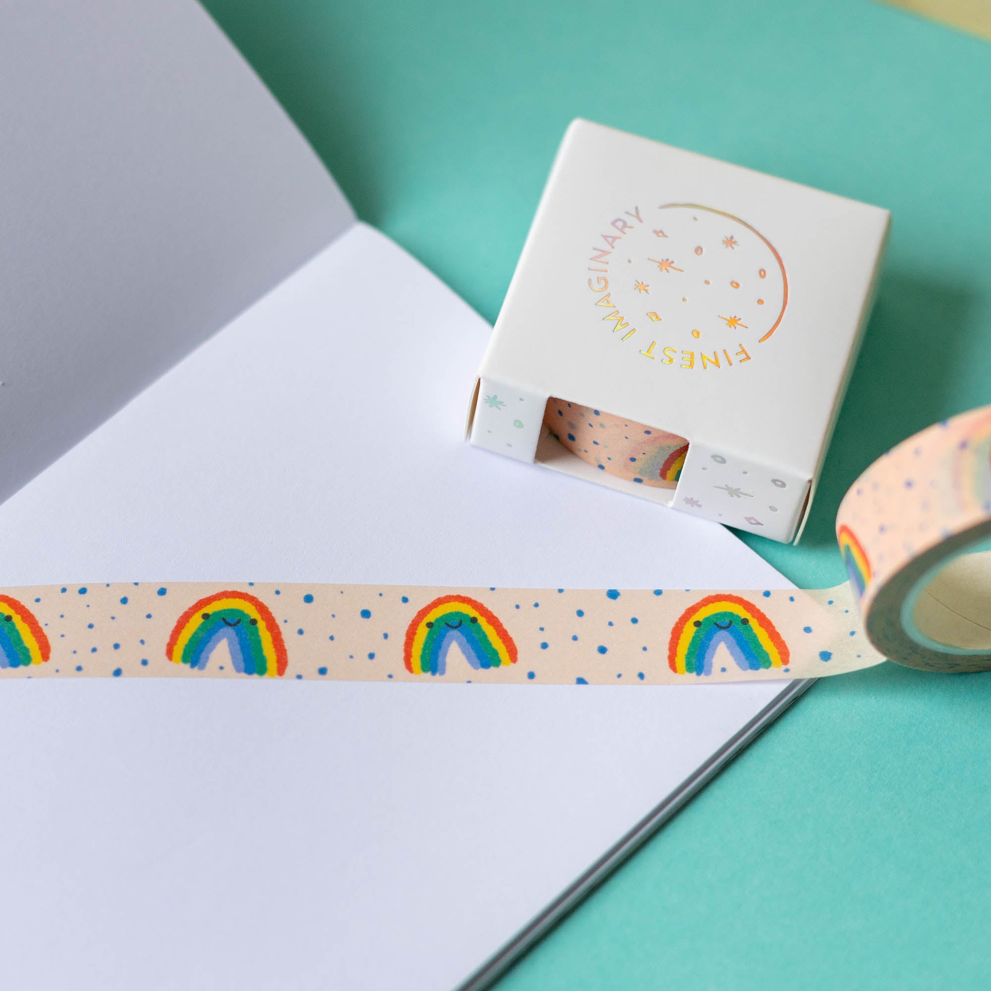 Happy Rainbow Washi Tape - Finest Imaginary