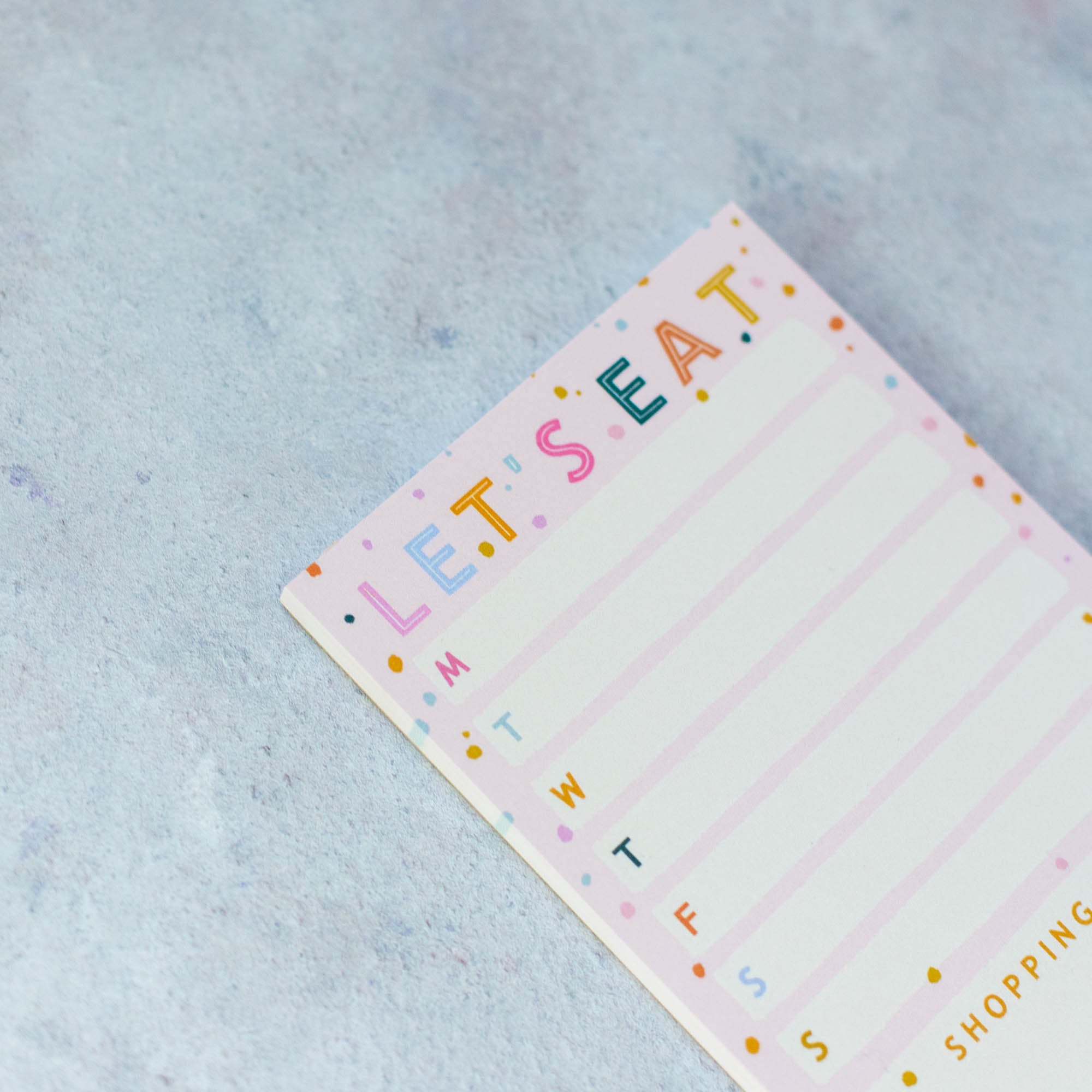 Let's Eat Meal Planner - Finest Imaginary