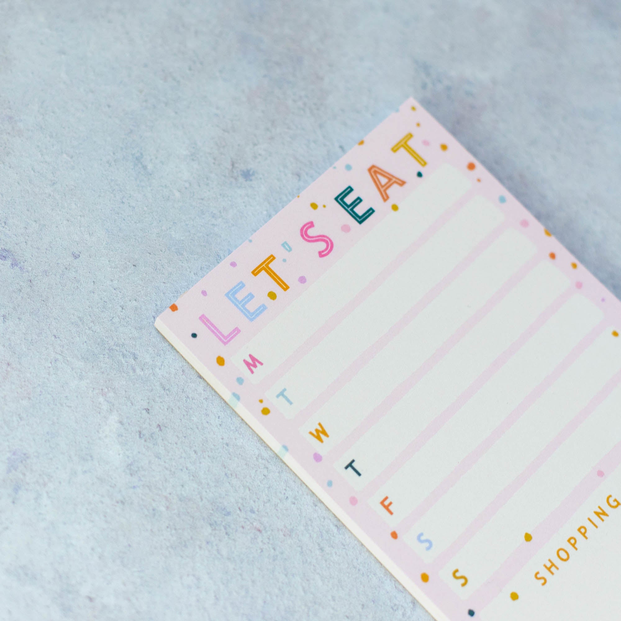 Let's Eat Meal Planner - Finest Imaginary