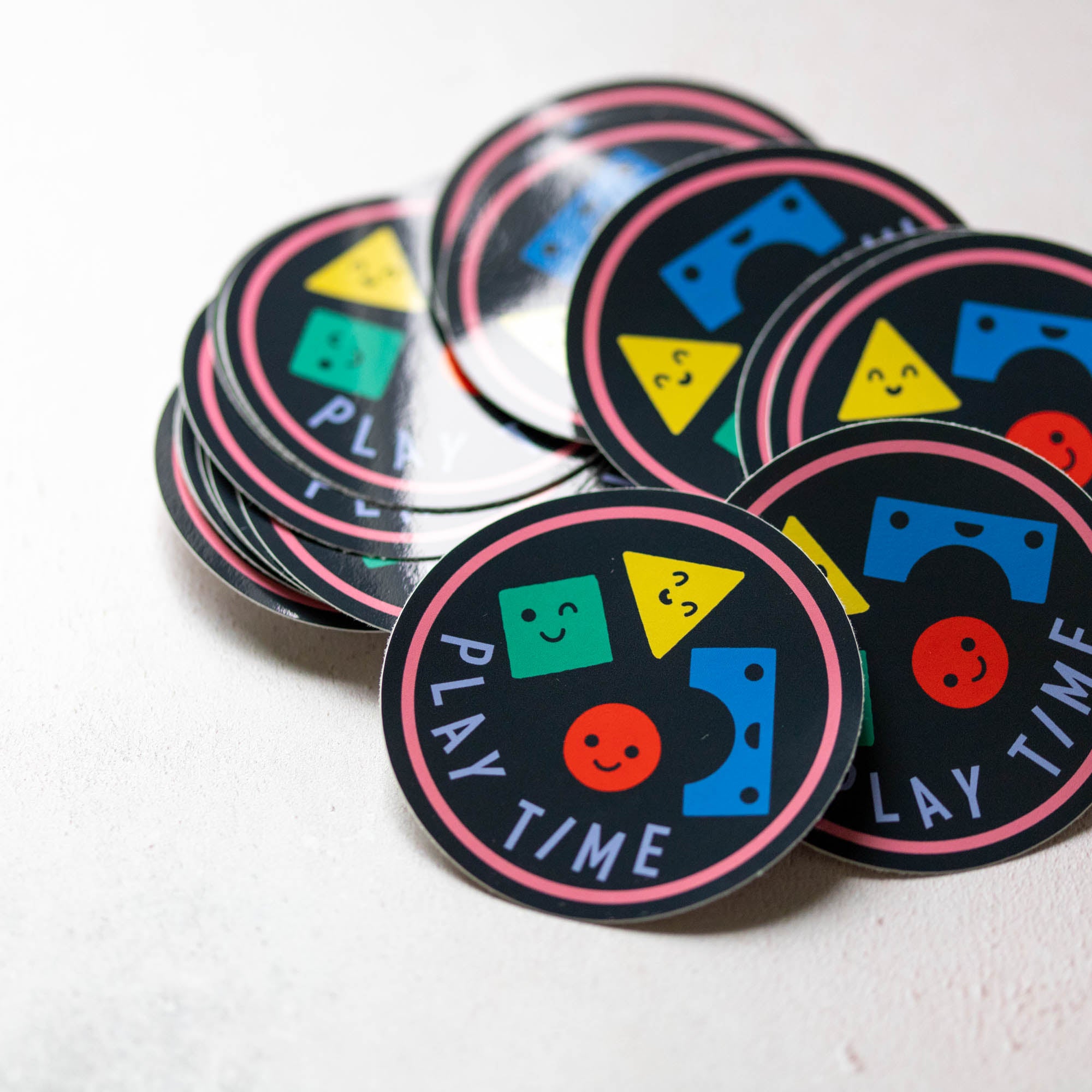 Play Time Large Vinyl Sticker - Finest Imaginary