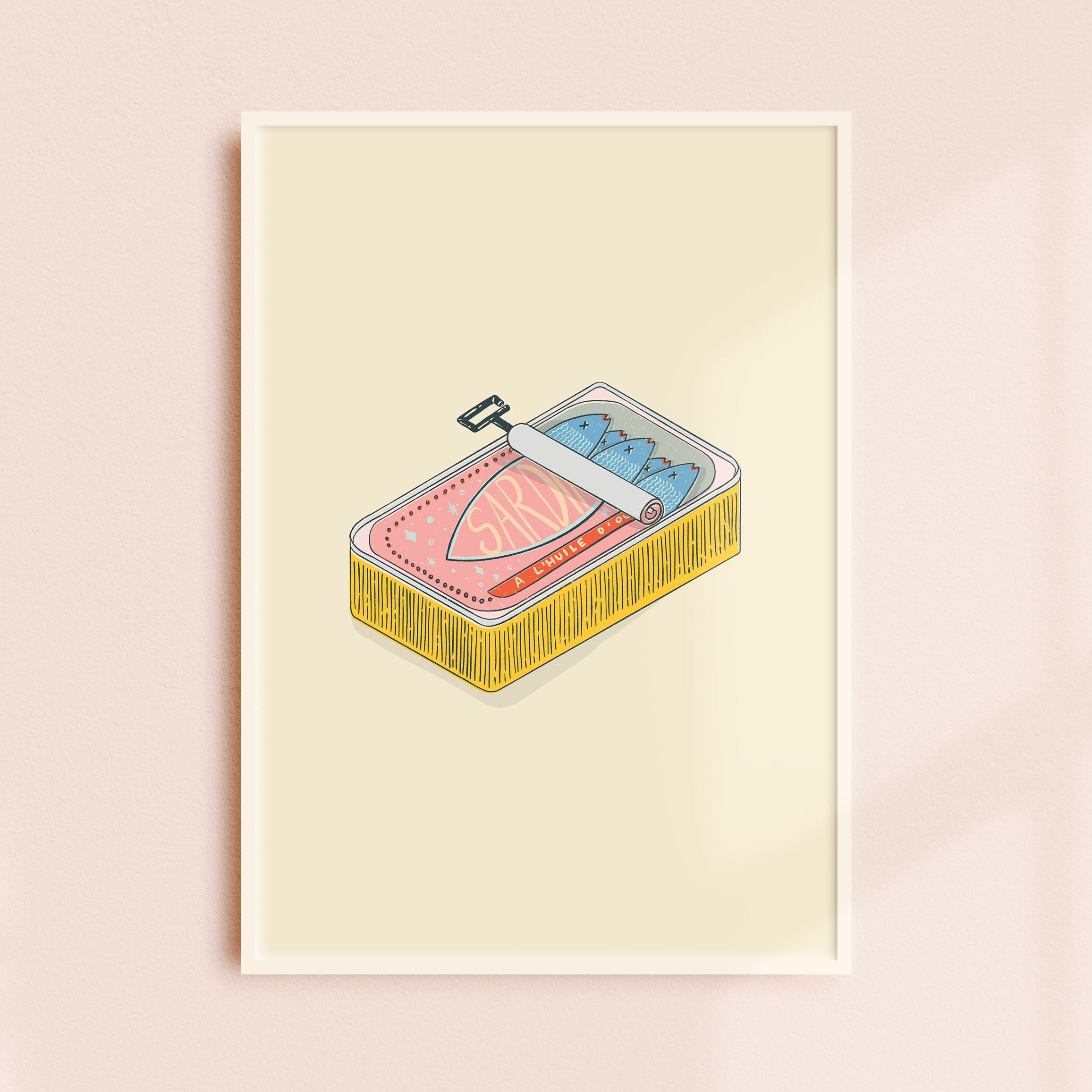 Sardine Tin Print - Finest Imaginary