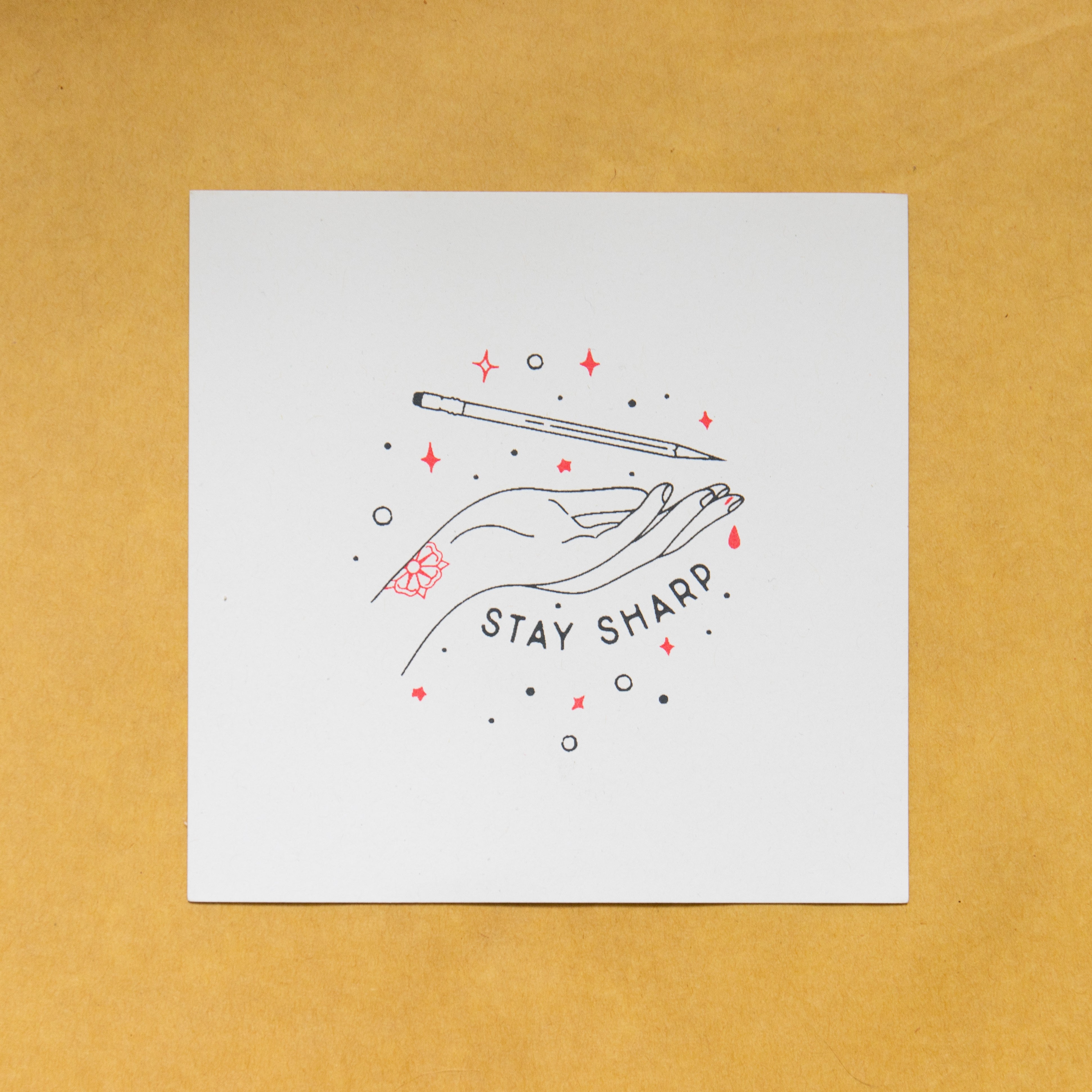 Stay Sharp 5x5" Mini-Print - Finest Imaginary