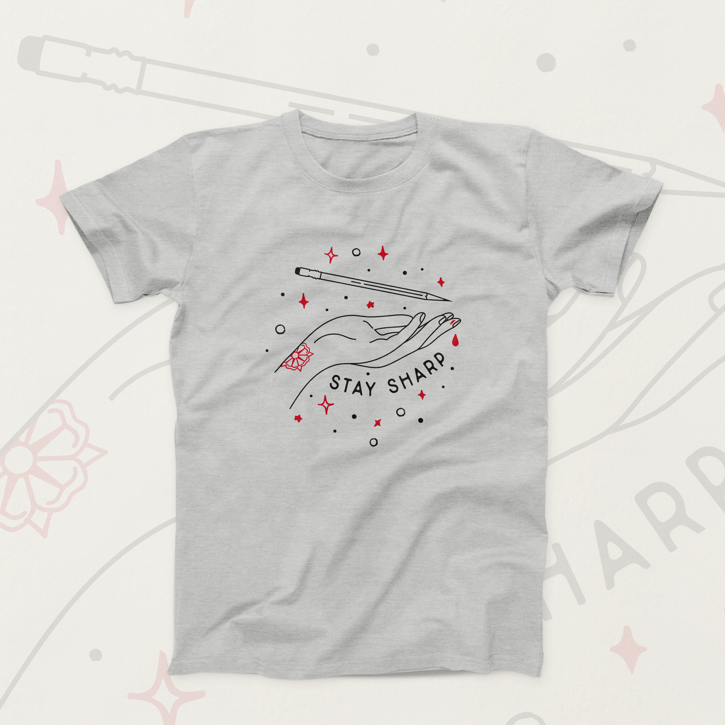 Stay Sharp T-shirt - Finest Imaginary