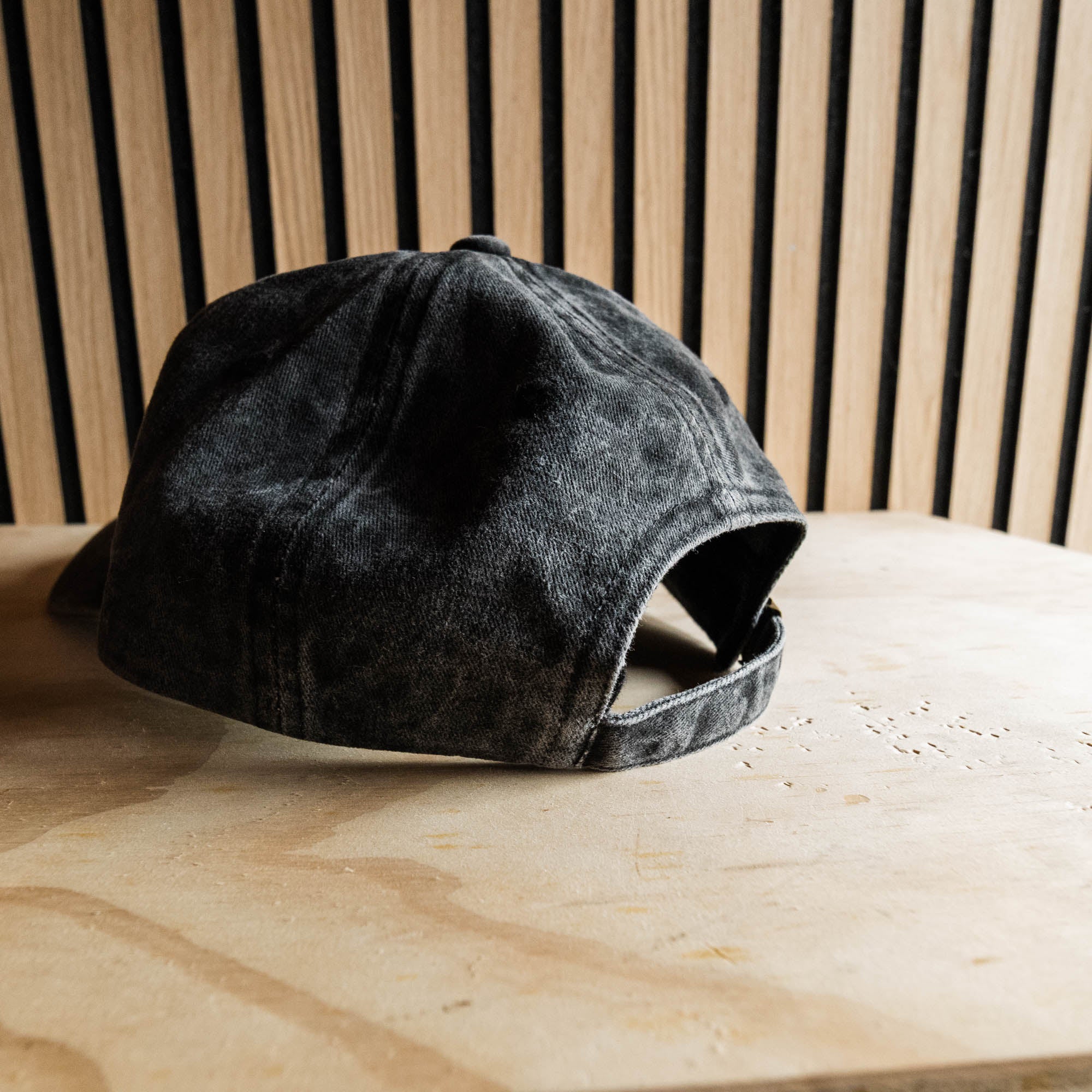 Overwhelmed Embroidered Dad Hat Vintage-Style Unisex Cap in Washed Black or Pink
