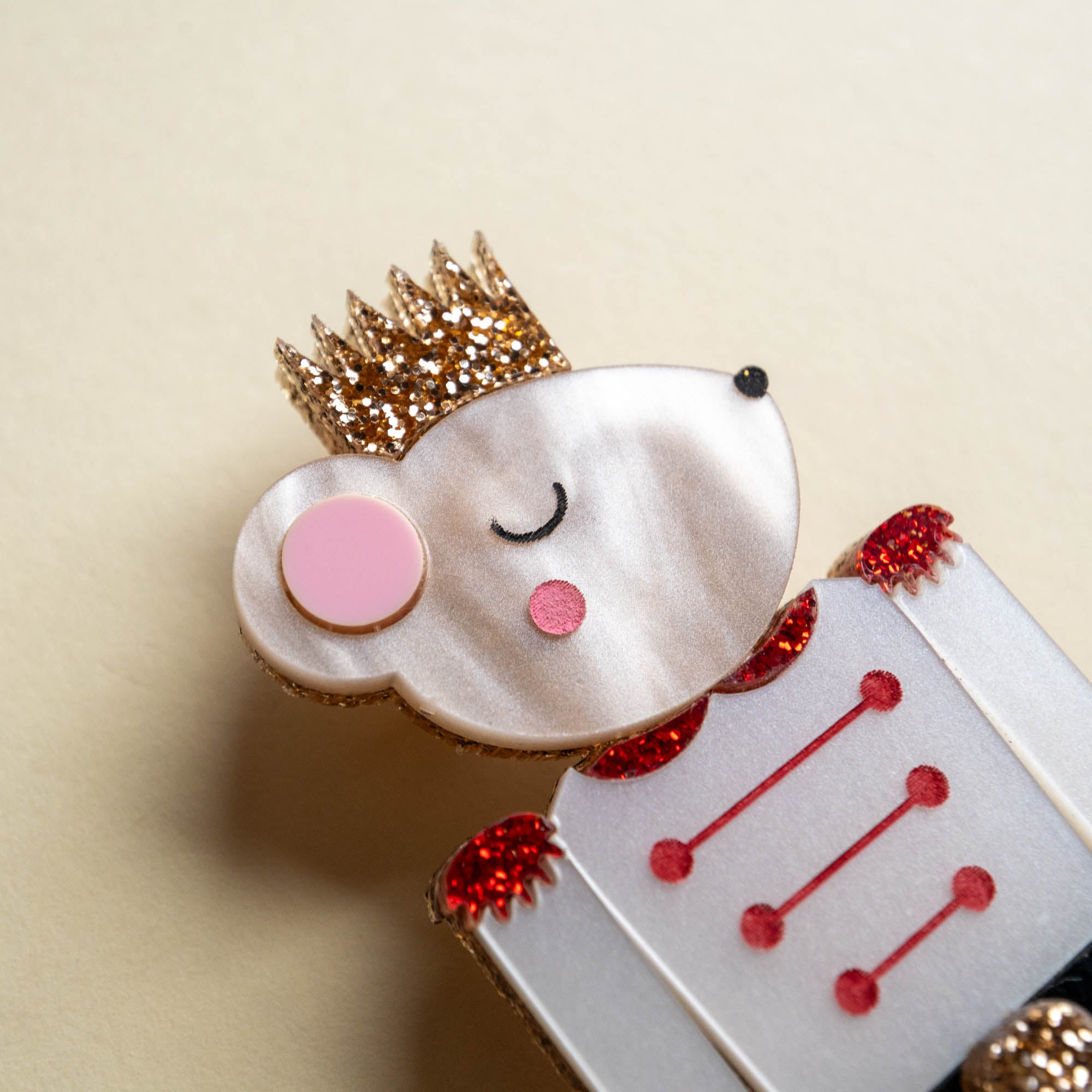 The Mouse King Brooch