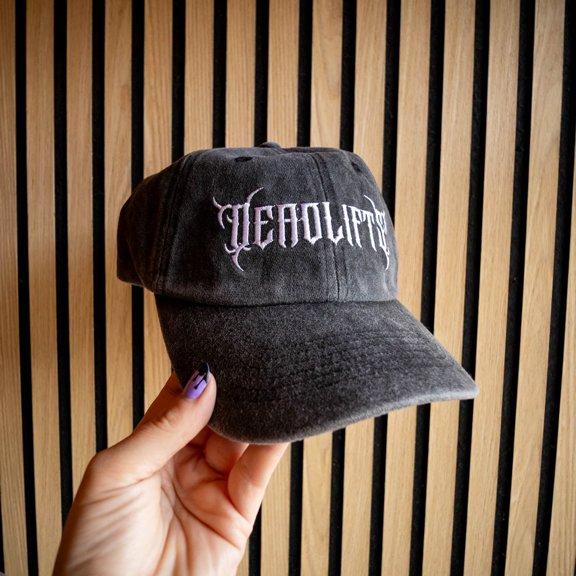 Deadlifts Heavy Metal Gym Dad Cap