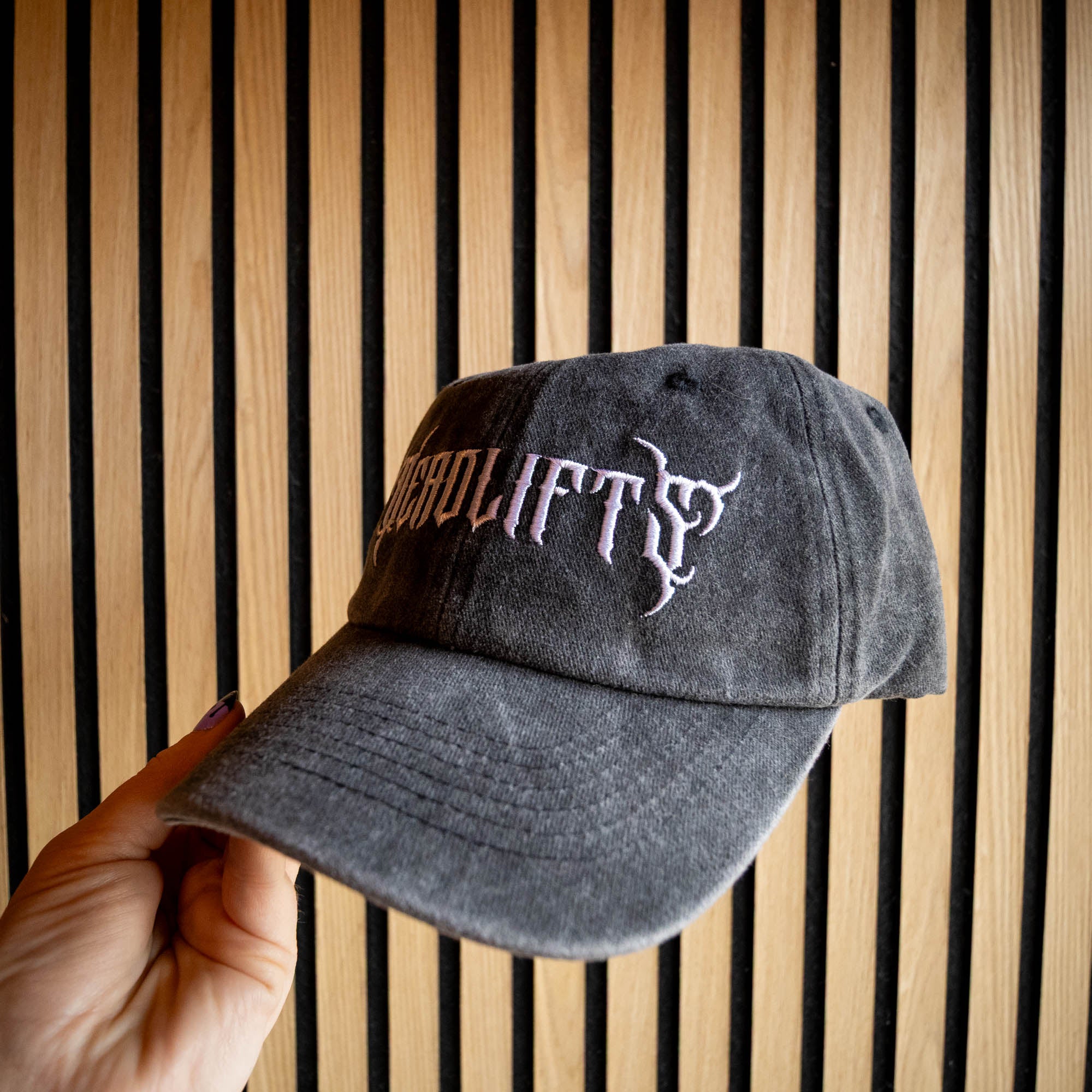 Deadlifts Heavy Metal Gym Dad Cap