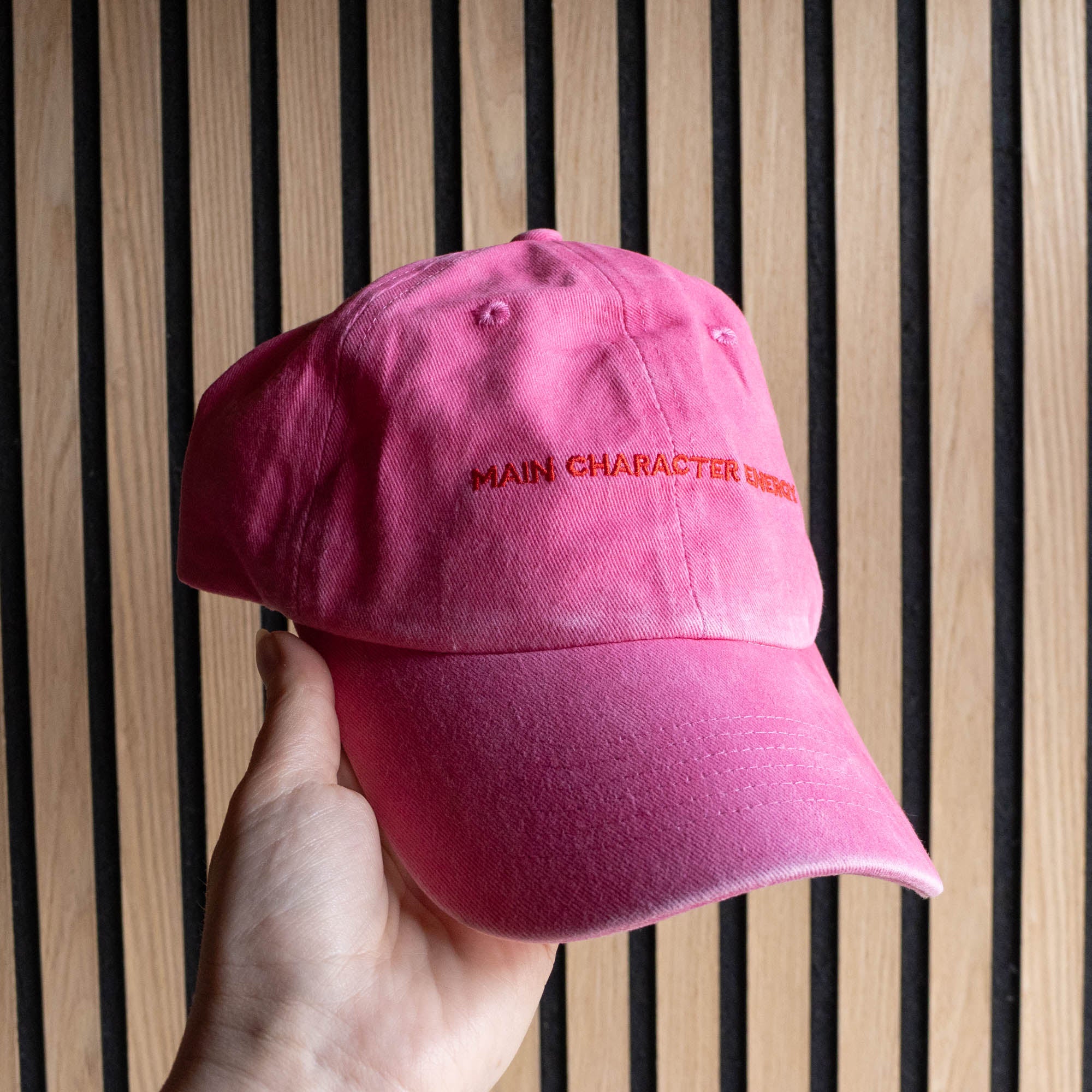 Main Character Energy Pink Cap