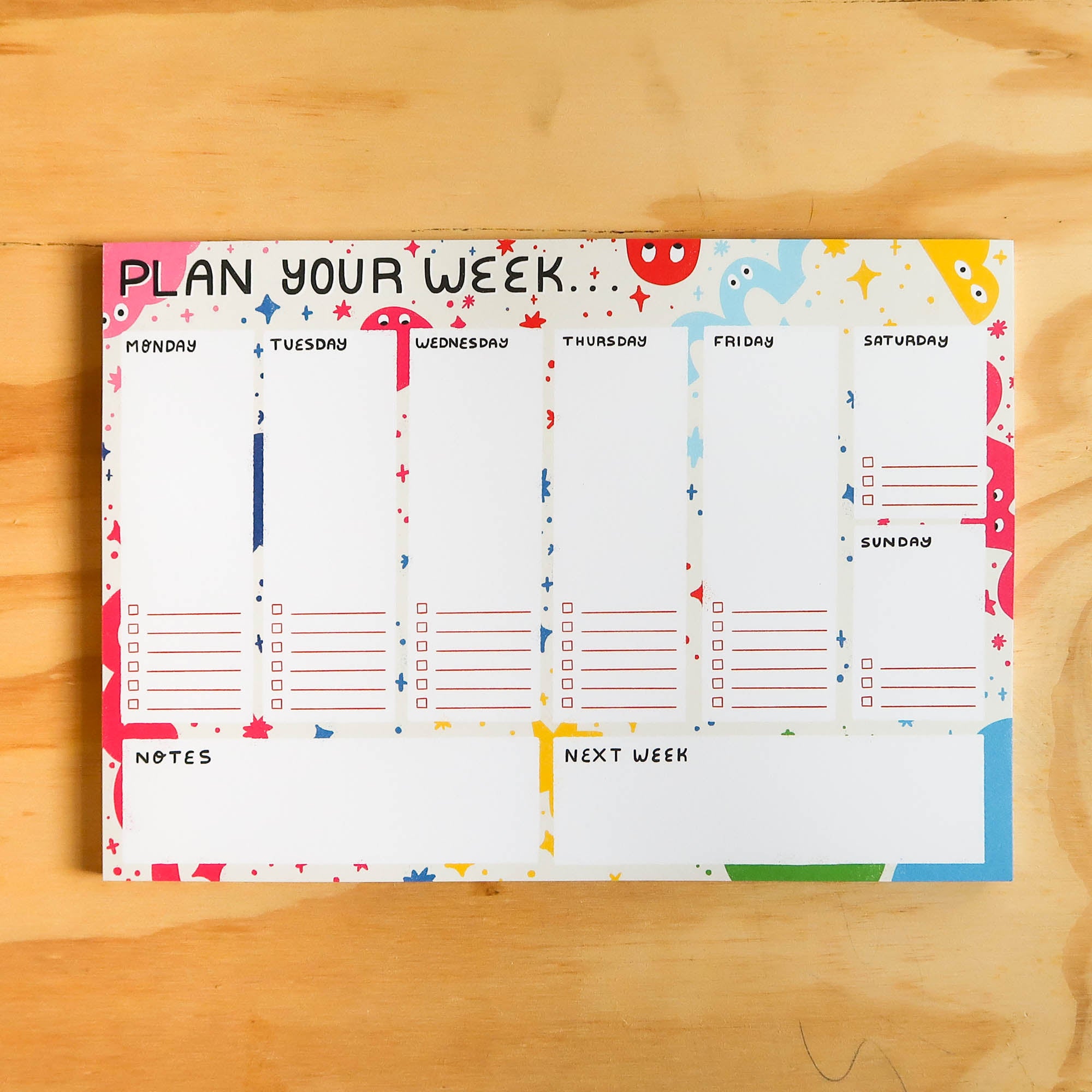 Productive Pals Plan Your Week A4 Planner Pad (Left Bind)