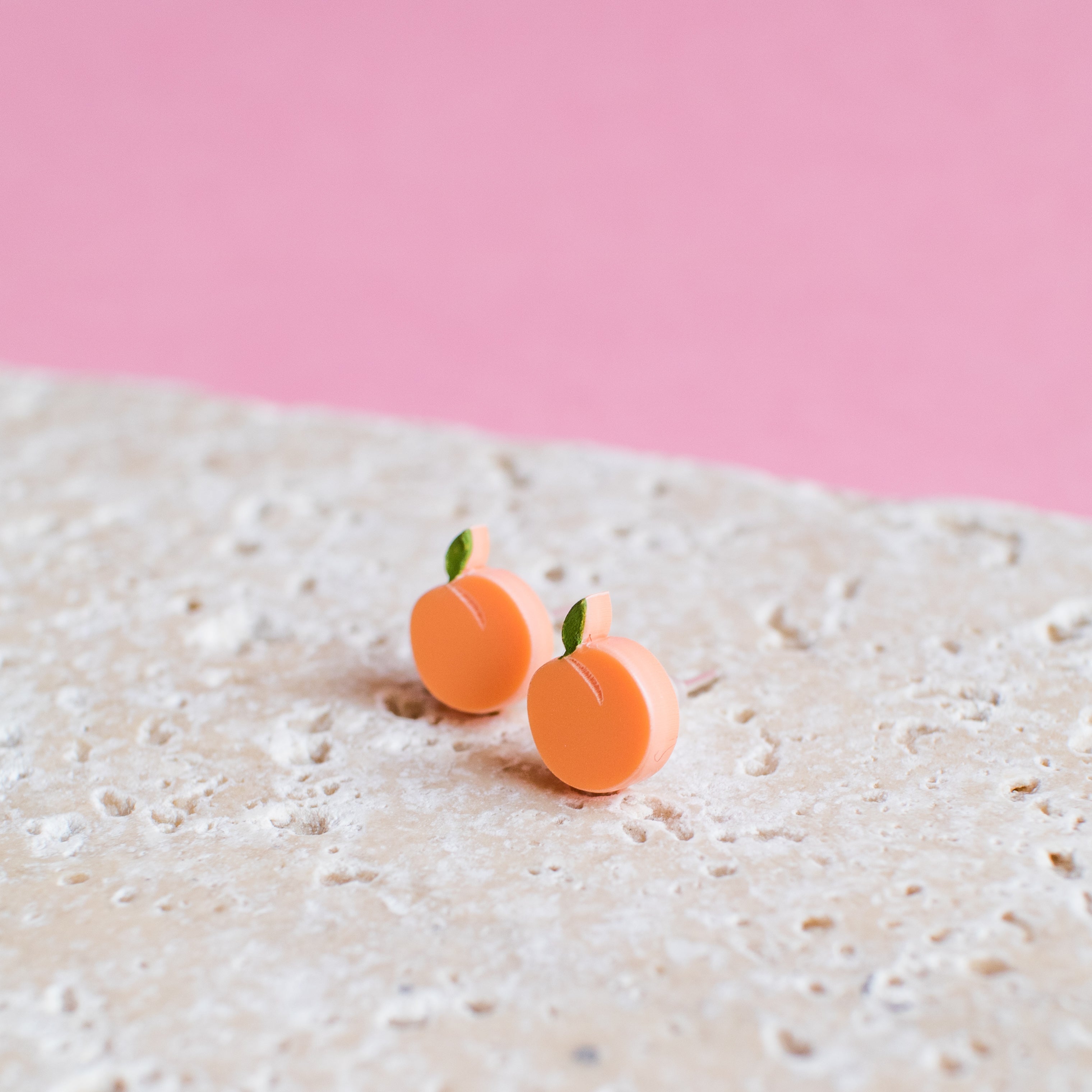 Peach Earrings - Finest Imaginary