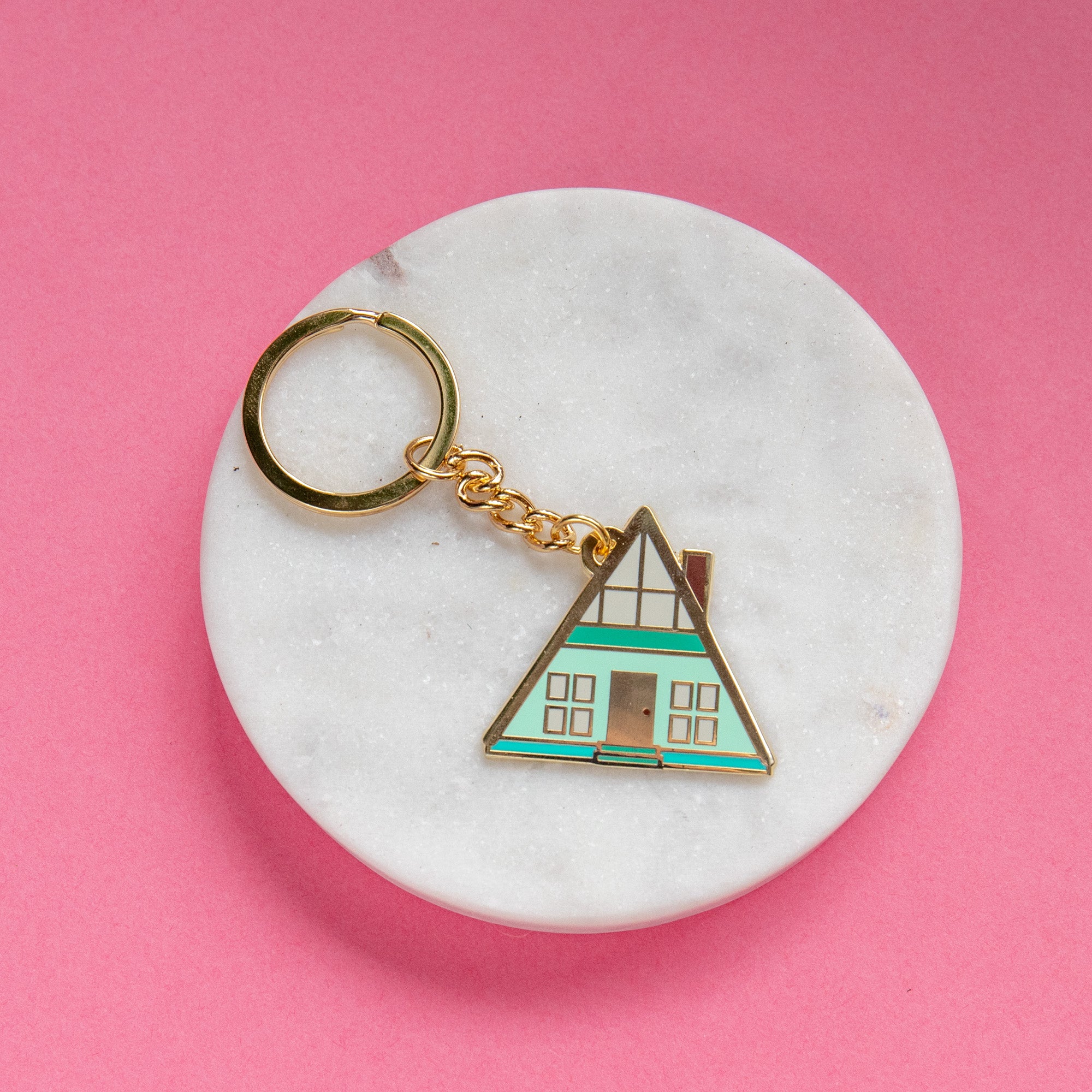 A-frame Cabin Keyring - Finest Imaginary