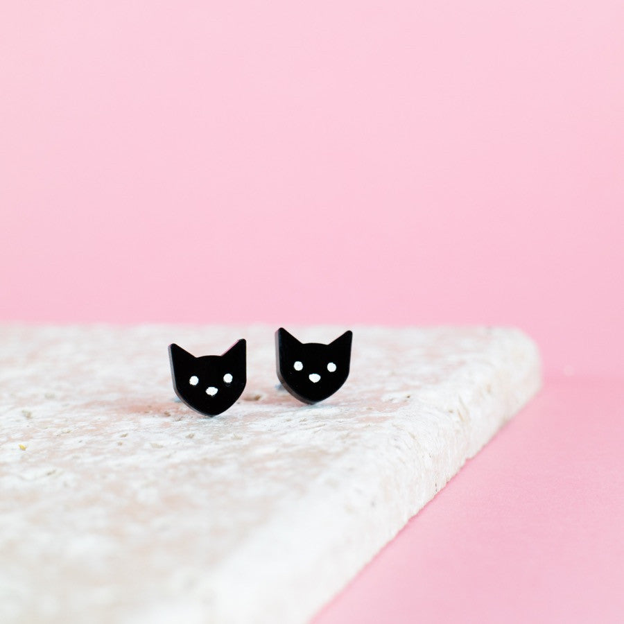 Kitty Cat Earrings - Finest Imaginary