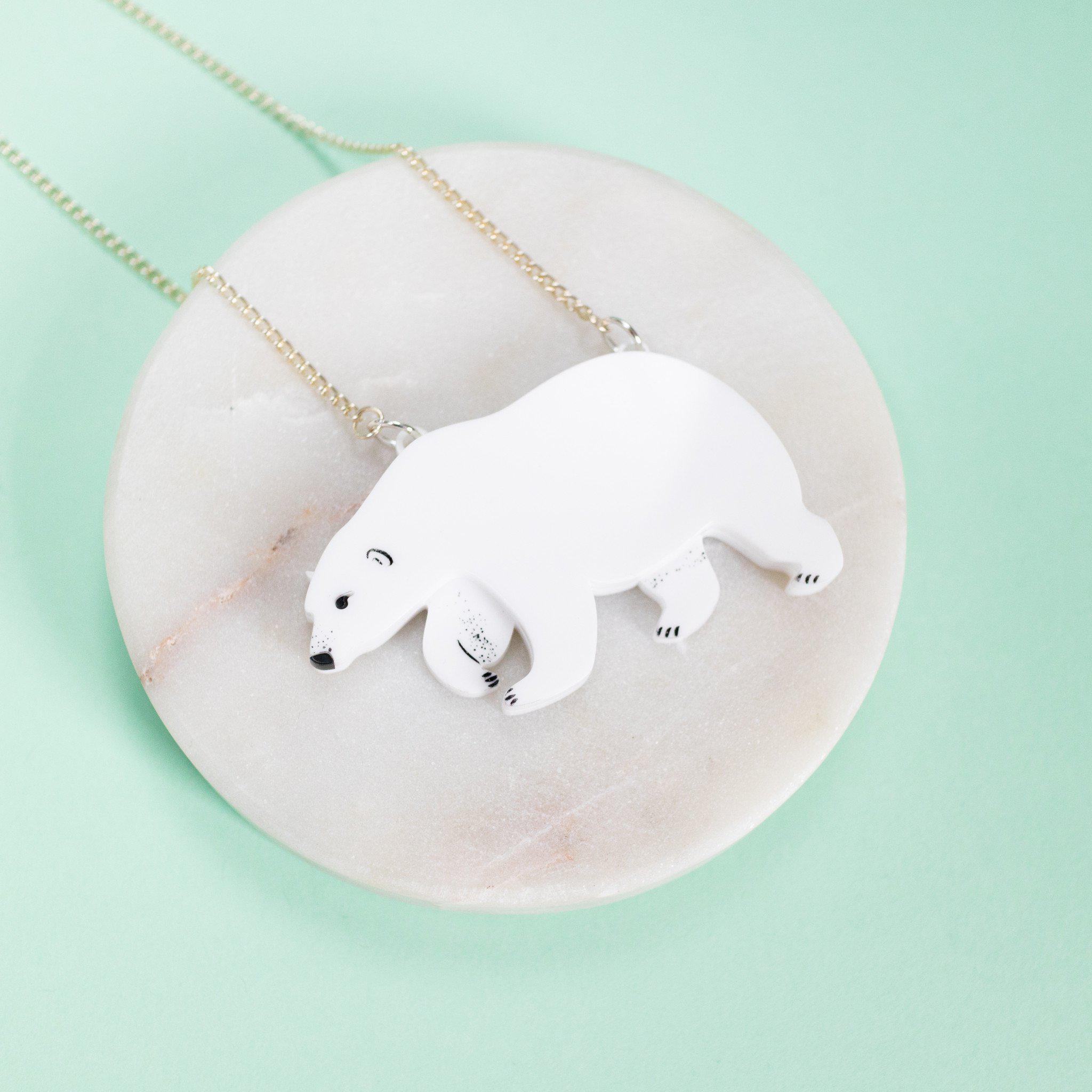 Polar Bear Necklace - Finest Imaginary
