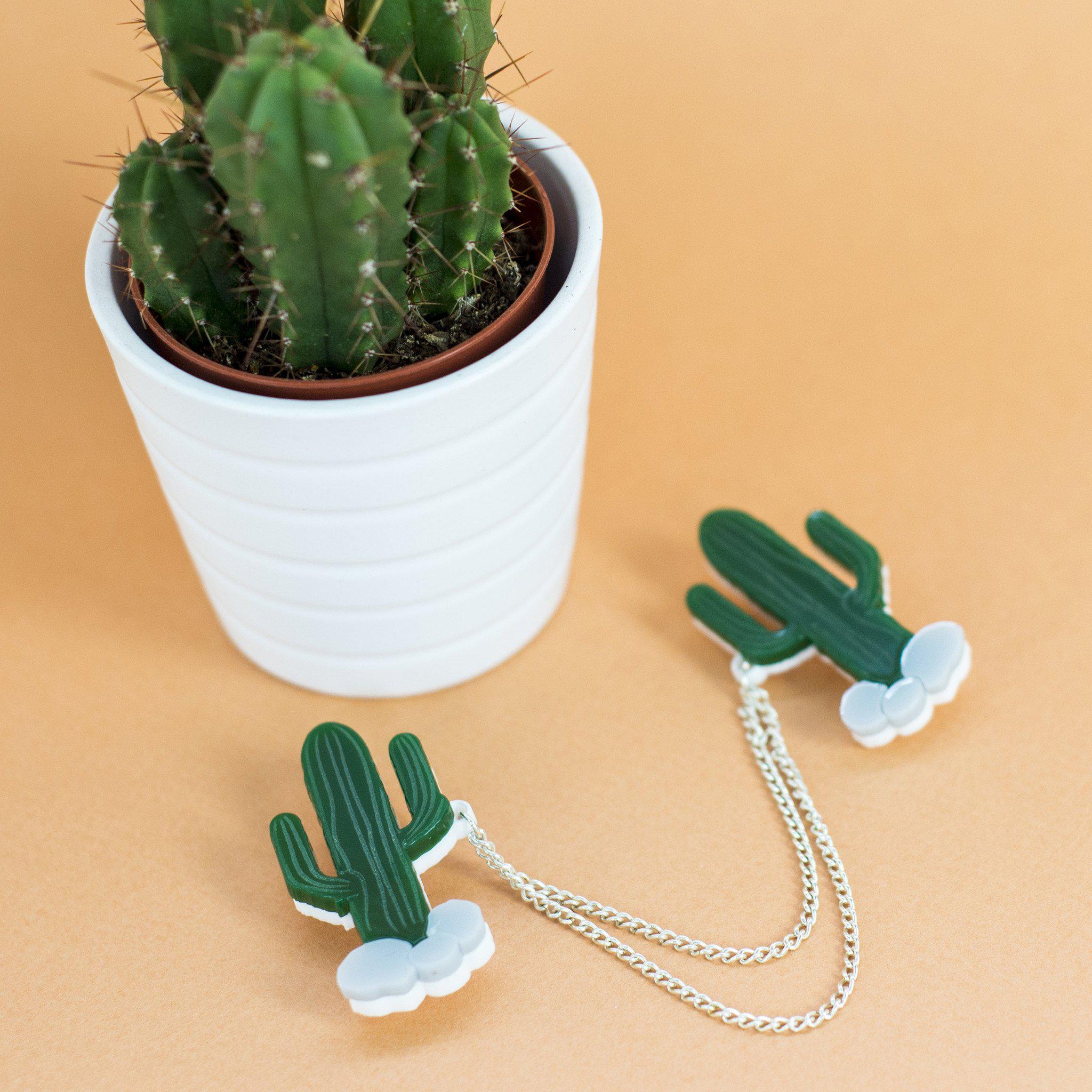 Cactus Collar Clips - Finest Imaginary