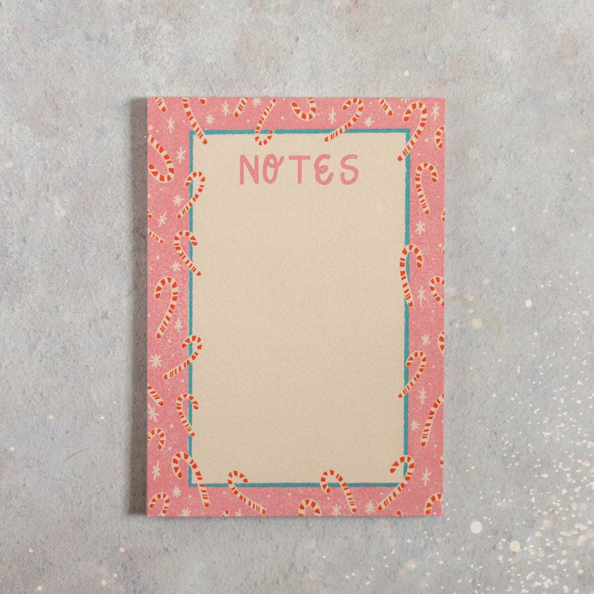 Christmas Candy Canes A6 Note Pad – Finest Imaginary