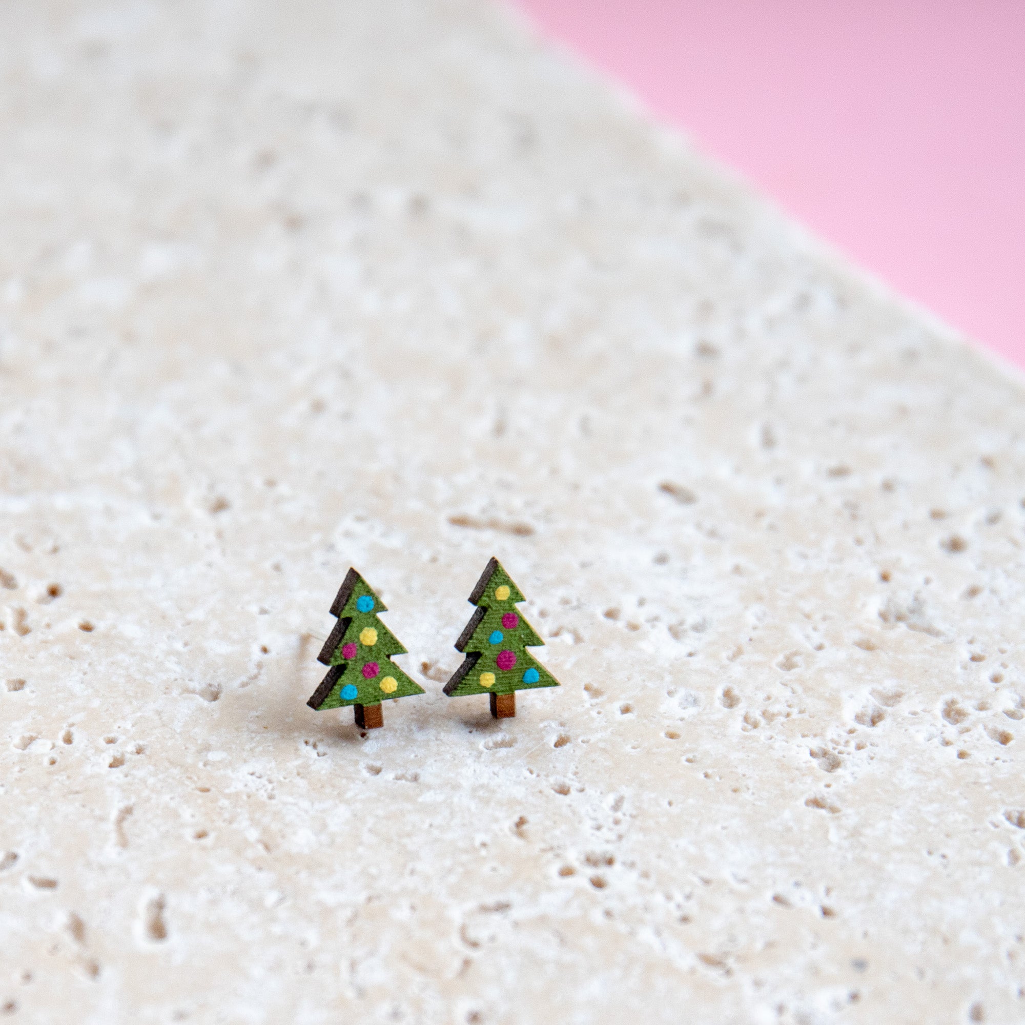 Little Christmas Tree Earrings - Finest Imaginary