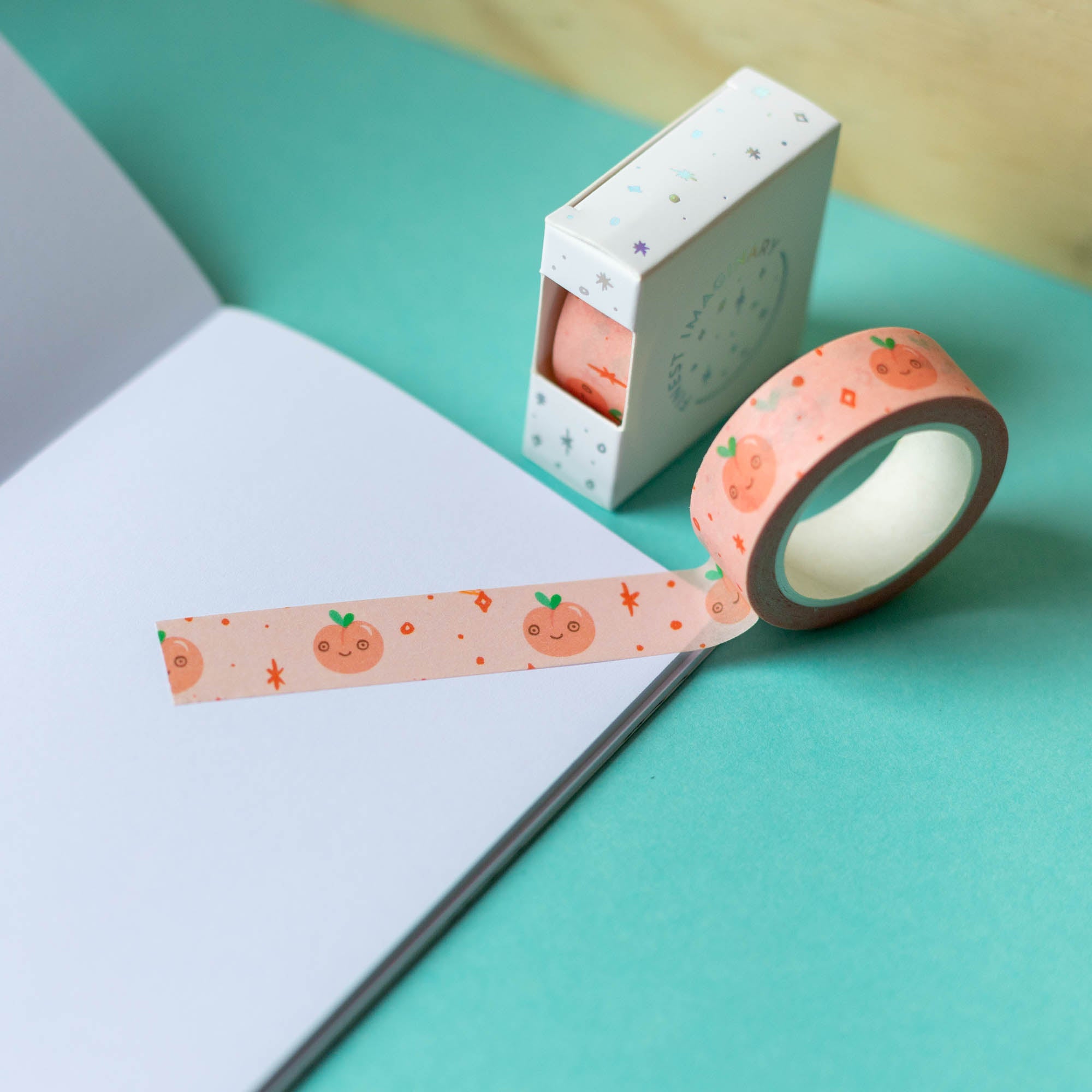 Fizzy Peach Washi Tape - Finest Imaginary
