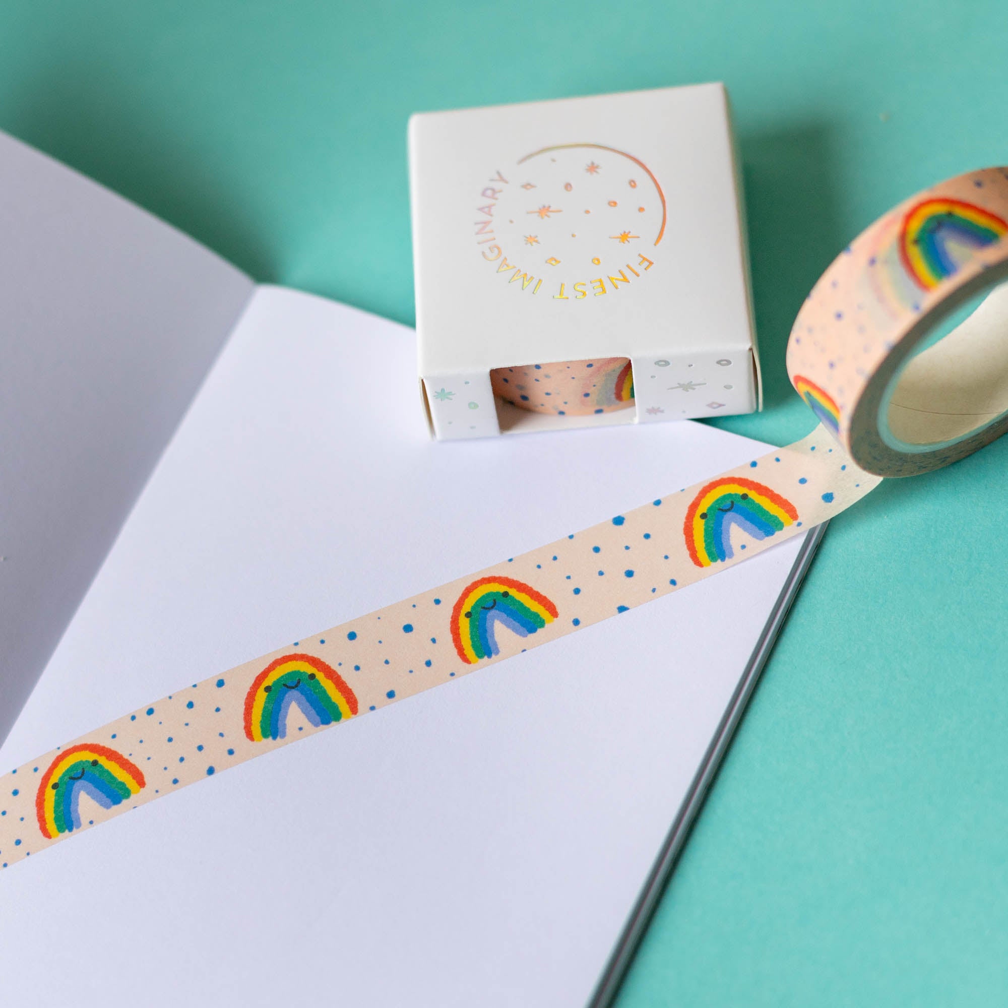 Happy Rainbow Washi Tape - Finest Imaginary