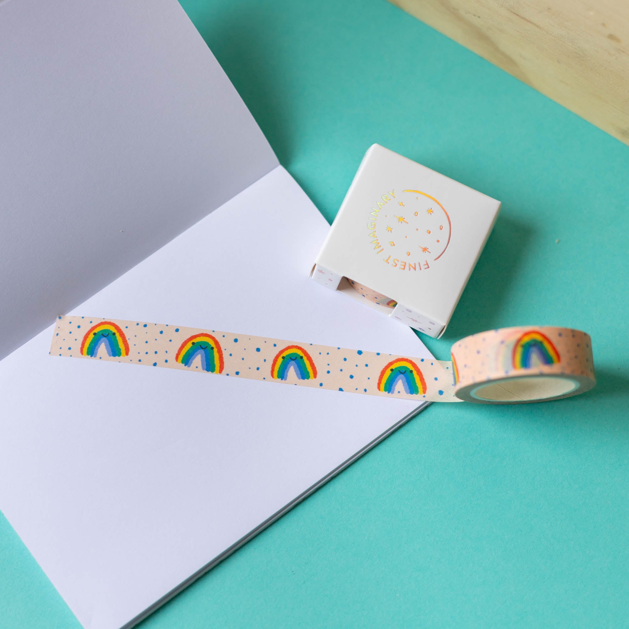 Happy Rainbow Washi Tape - Finest Imaginary