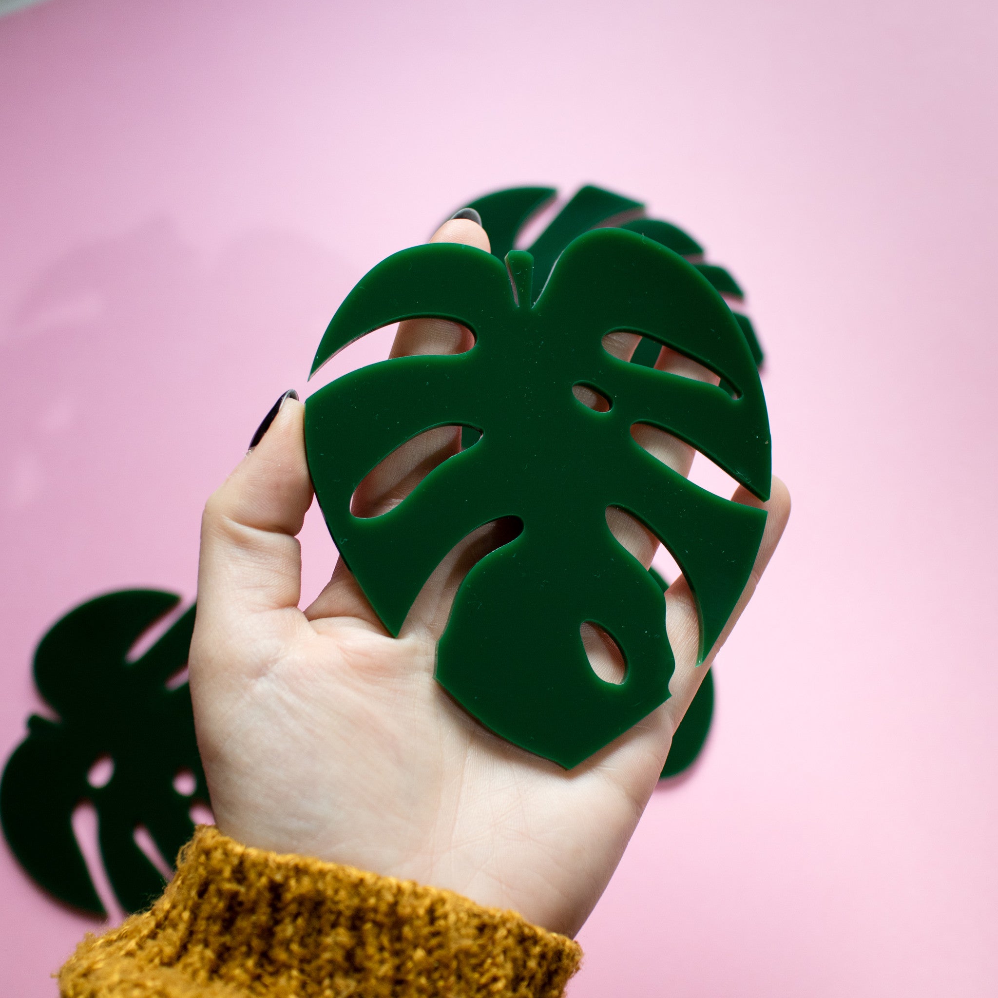 Cheese Plant Leaf Coasters - Finest Imaginary