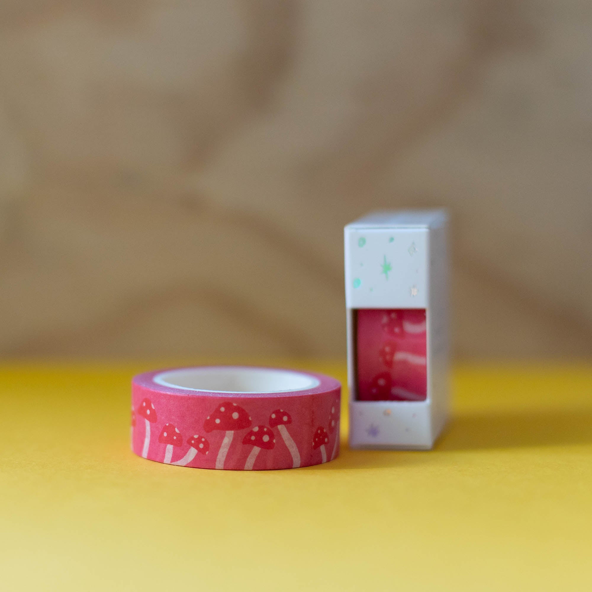 Pink Mushrooms Washi Tape - Finest Imaginary